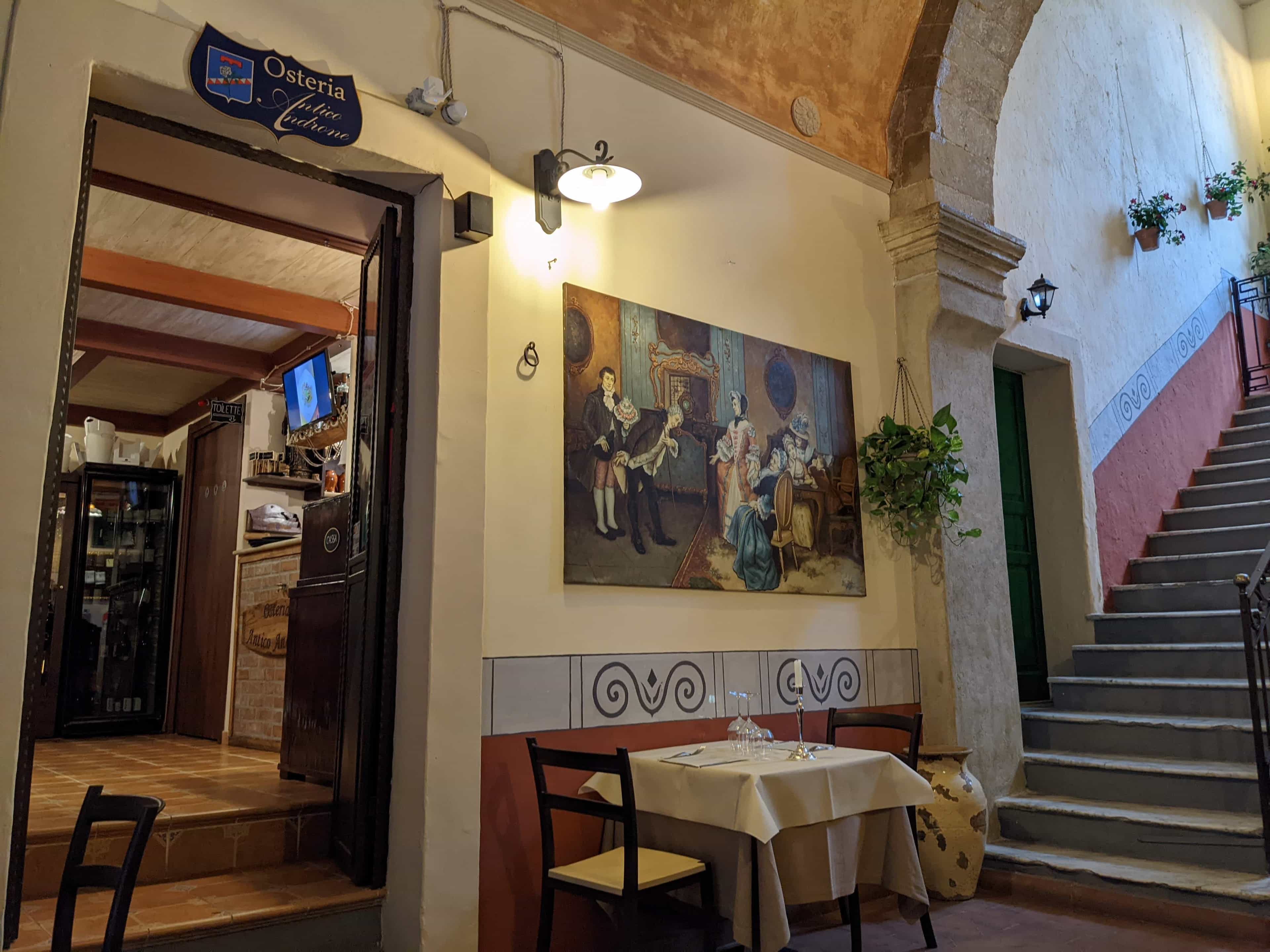 Immagine di copertina del ristorante Osteria Antico Androne