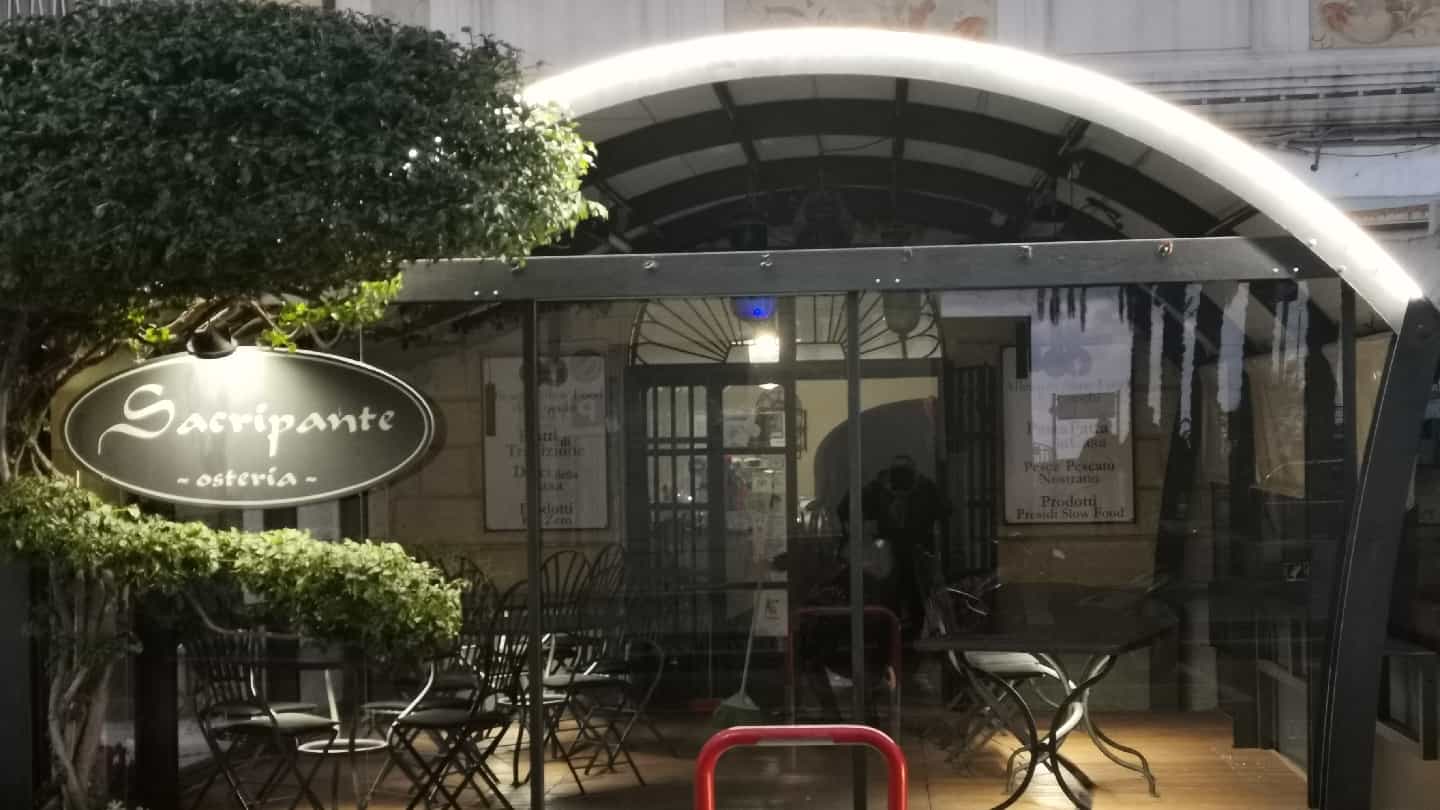Immagine di copertina del ristorante Sacripante Osteria
