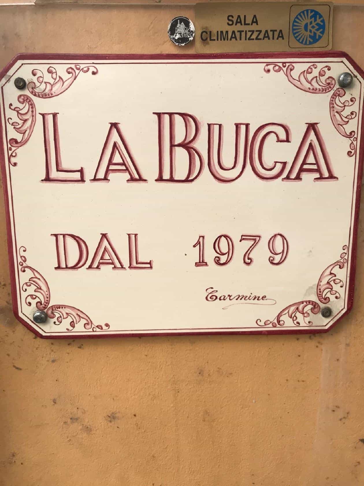 Immagine di copertina del ristorante La Buca di Jovine Carmine