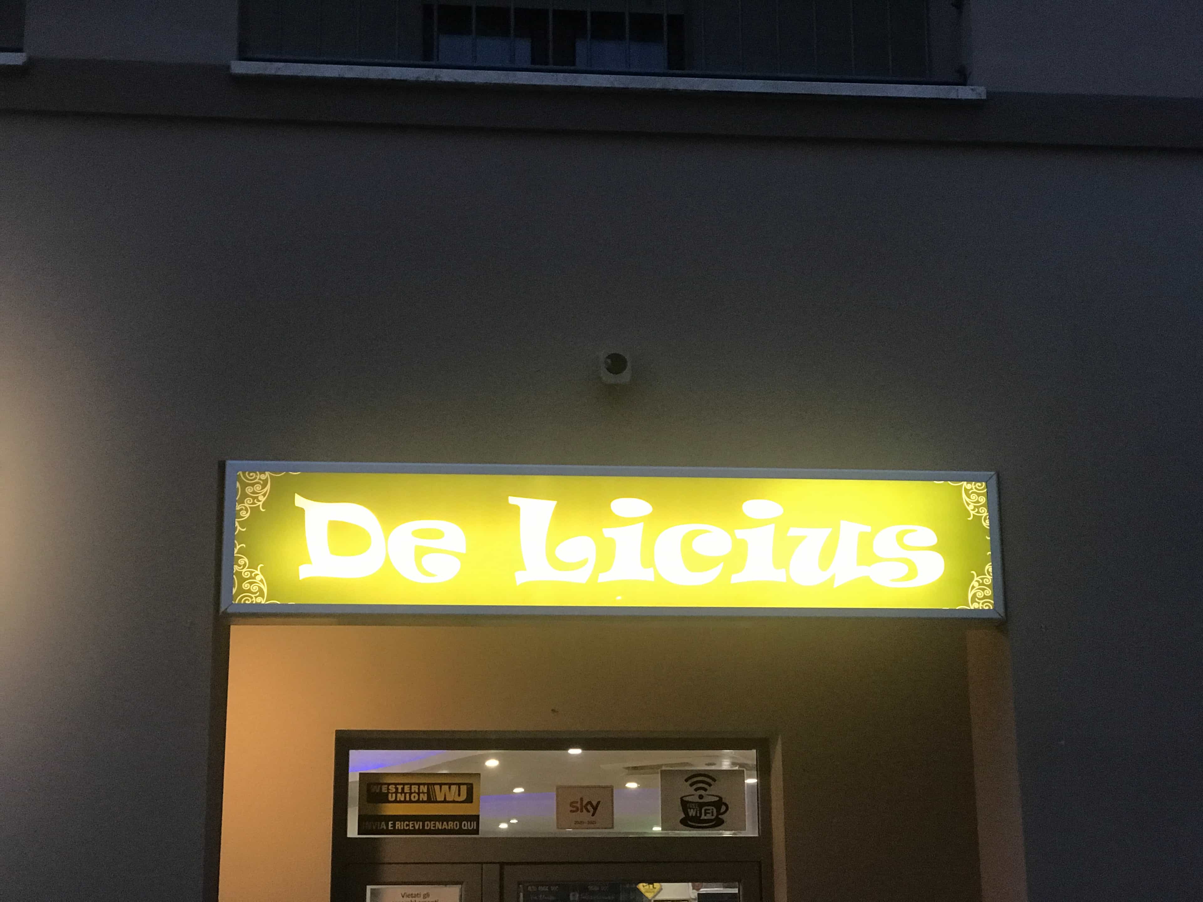 Immagine di copertina del ristorante De Licius 
