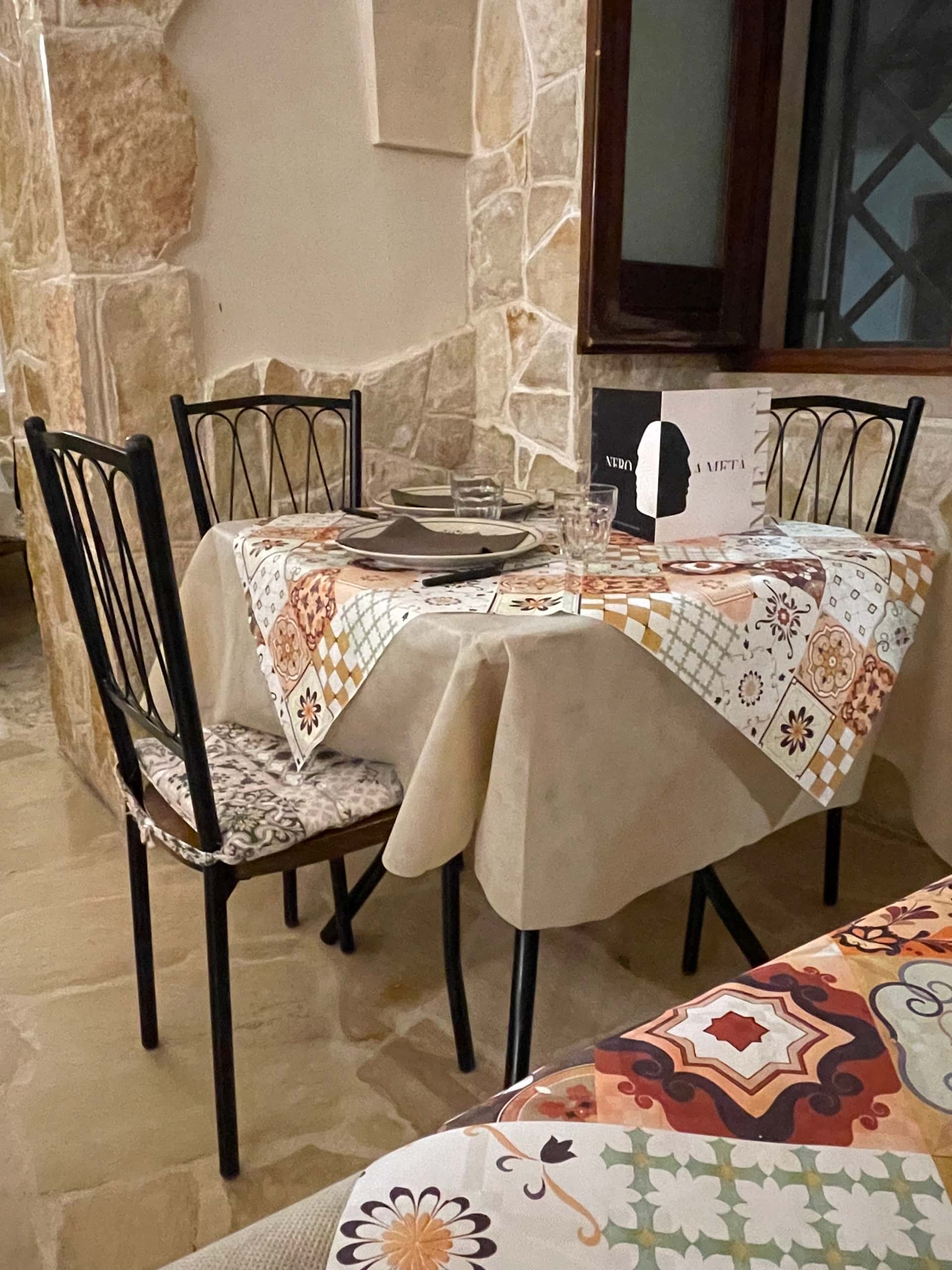 Nero a Metà - Ristorante a Villa Castelli