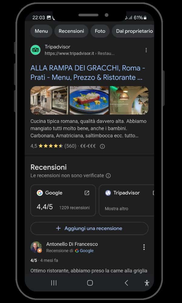 Alla Rampa dei Gracchi - Ristorante a Roma
