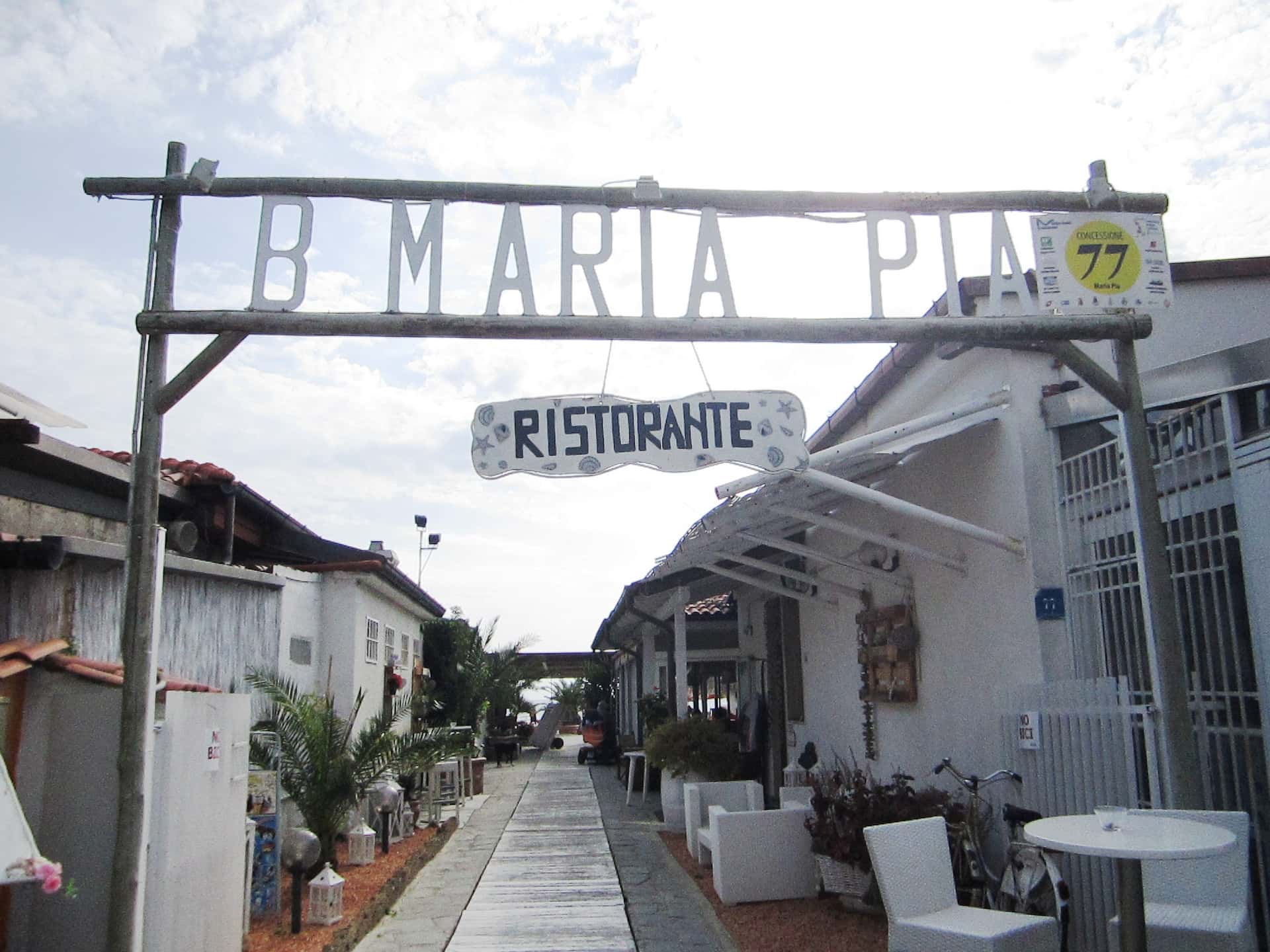 Bagno Maria Pia - Ristorante a Marina di Massa