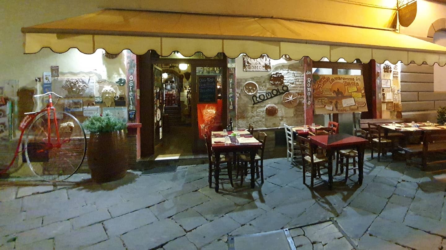 Immagine di copertina del ristorante Vineria Da Romolo