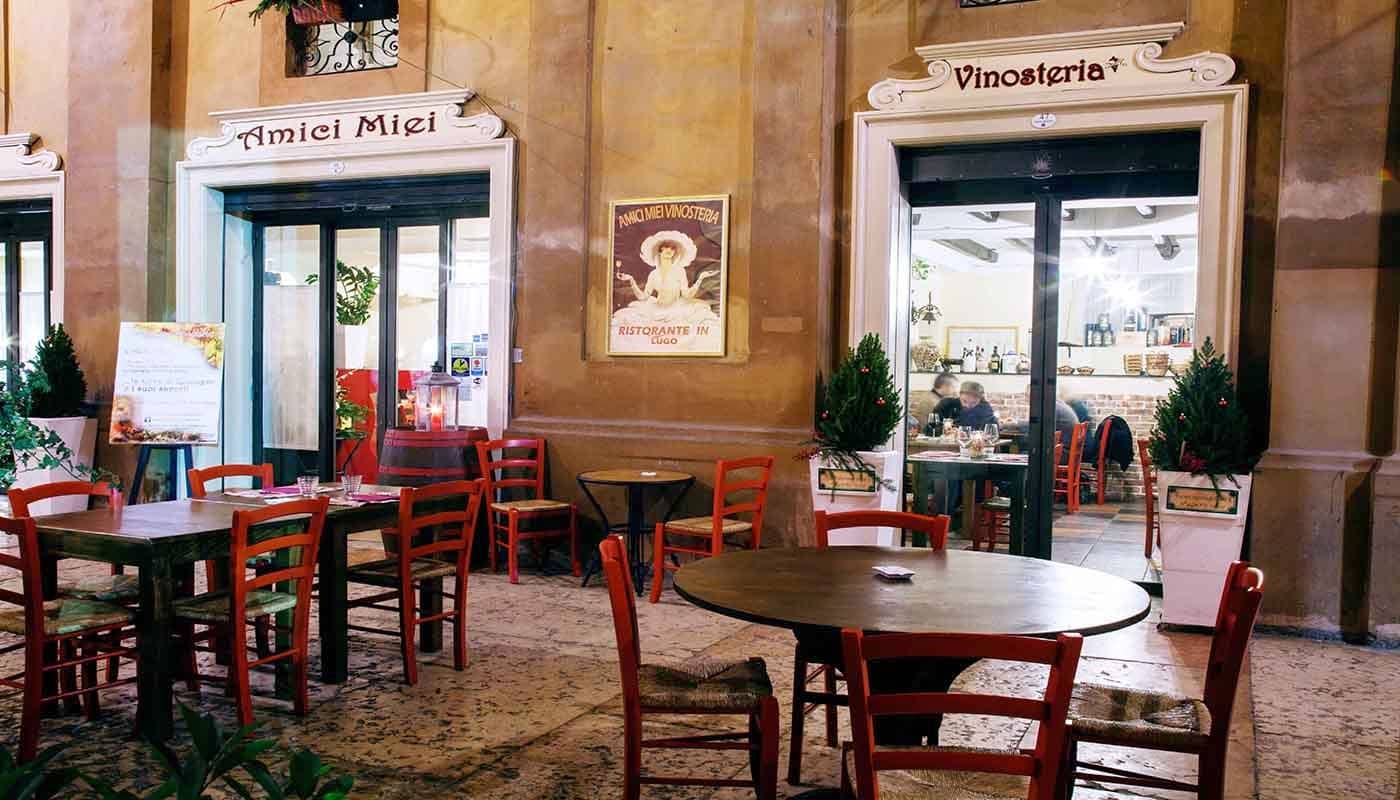 Immagine di copertina del ristorante Amici Miei Vinosteria