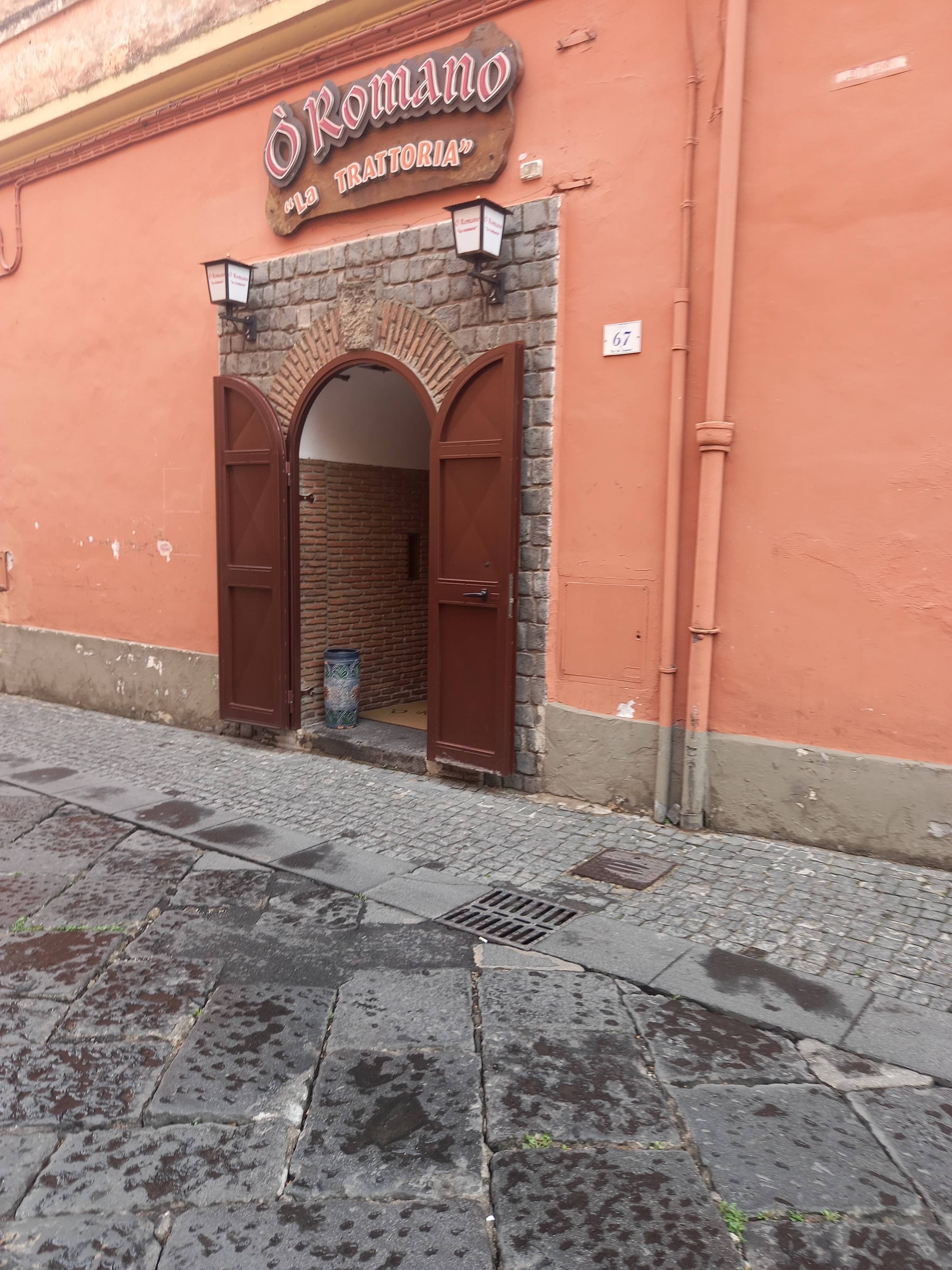 Immagine di copertina del ristorante Trattoria 'O Romano