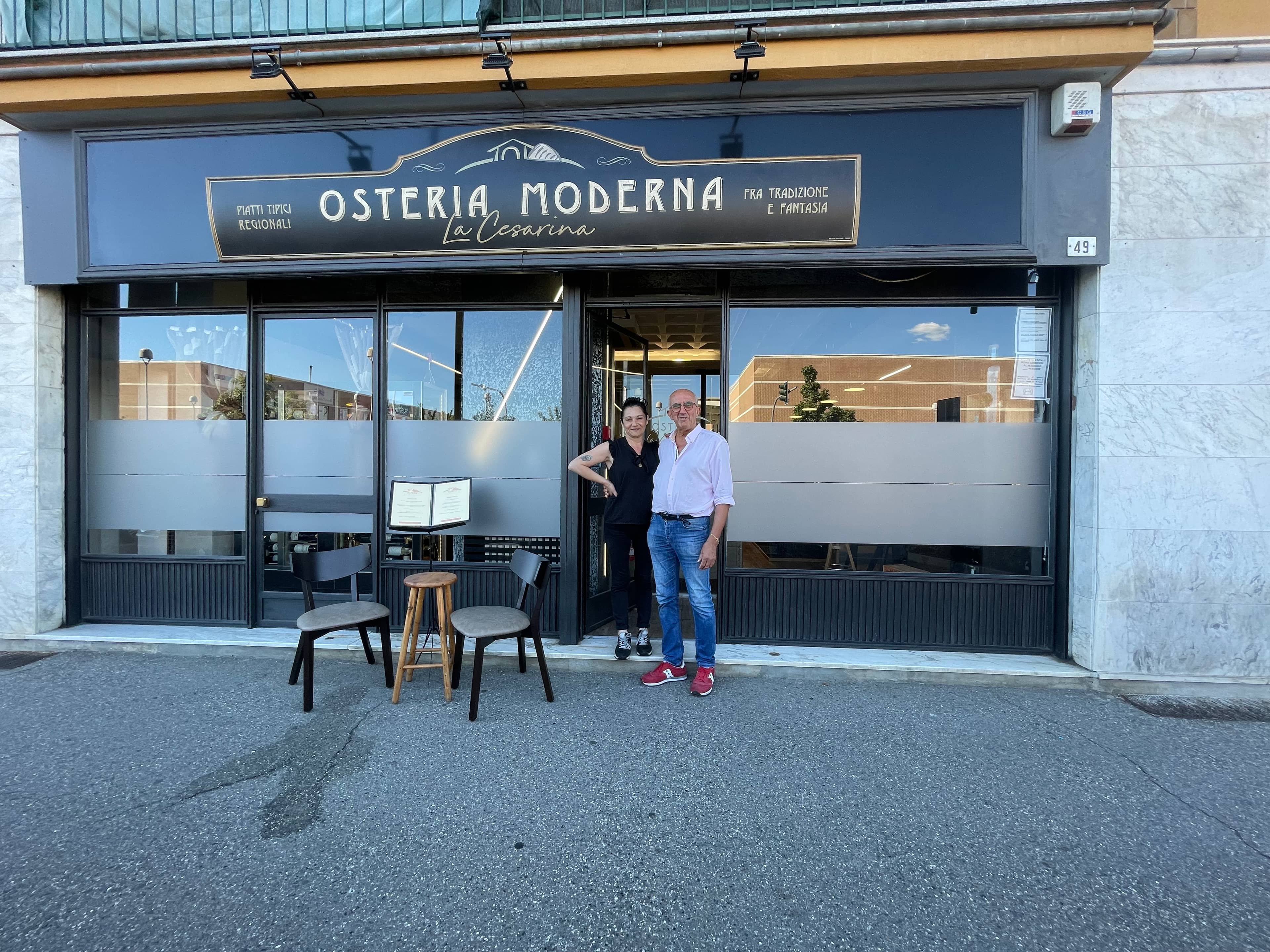 Immagine di copertina del ristorante Osteria Moderna La Cesarina