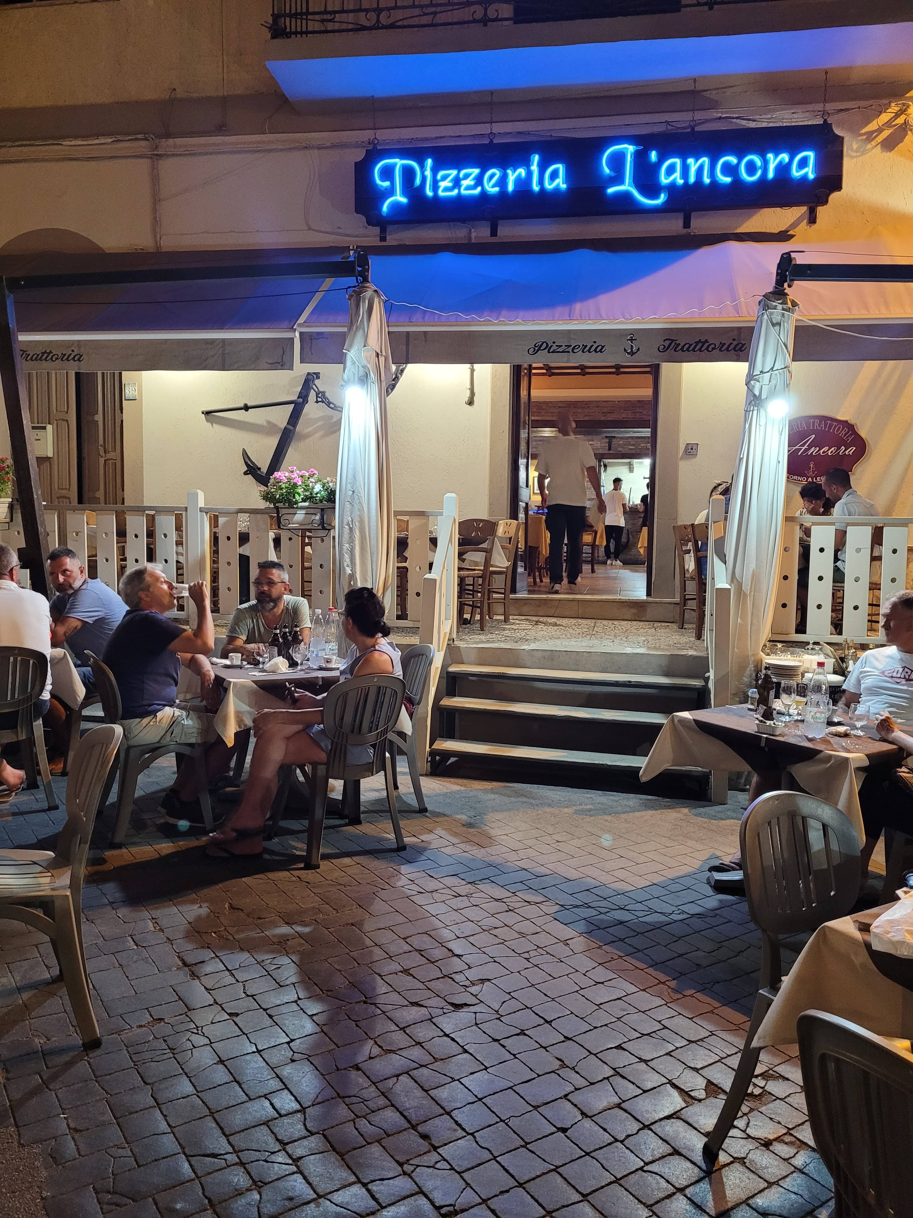 Immagine di copertina del ristorante Pizzeria trattoria L'ancora