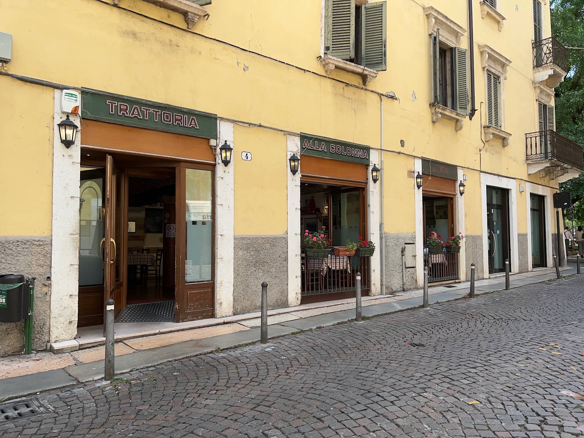 Immagine di copertina del ristorante Trattoria alla Colonna