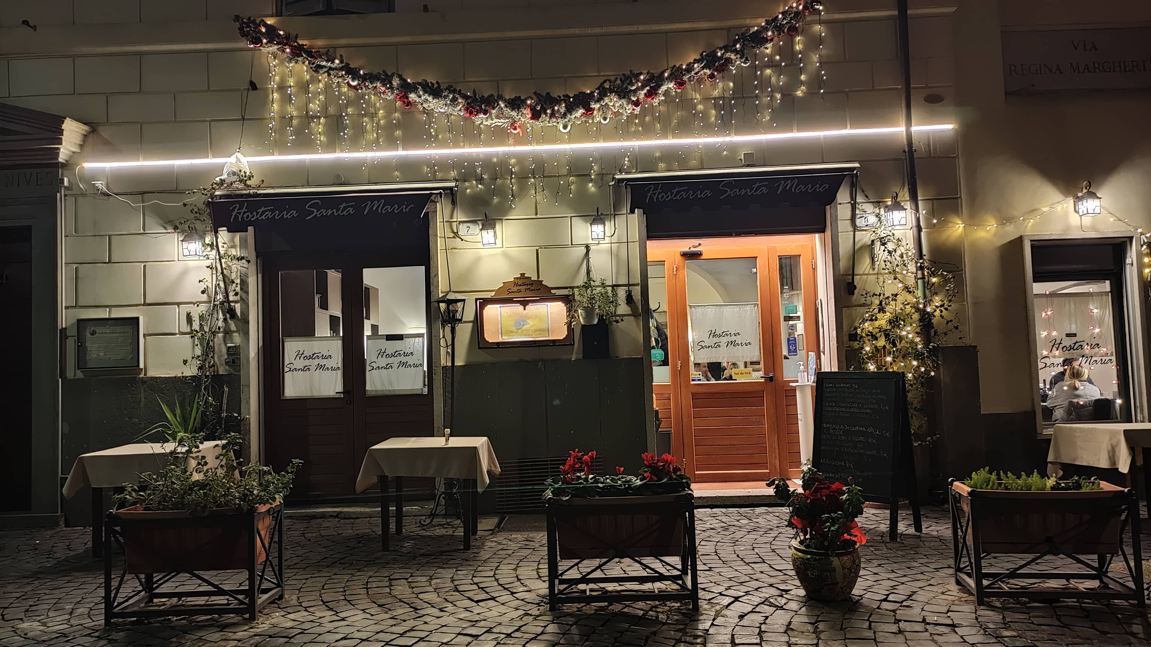 Immagine di copertina del ristorante Hostaria Santa Maria