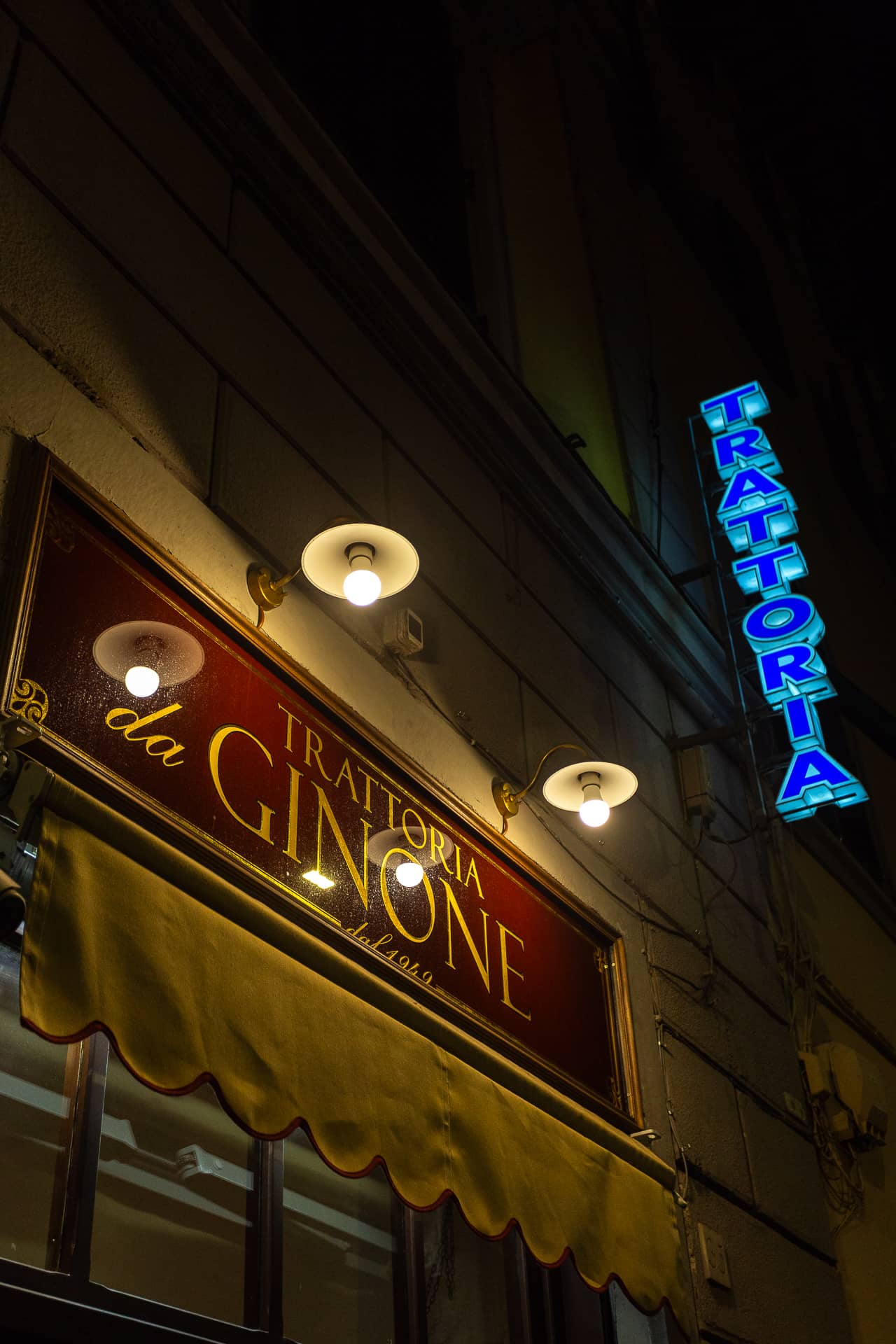 Immagine di copertina del ristorante Trattoria Da Ginone 1949
