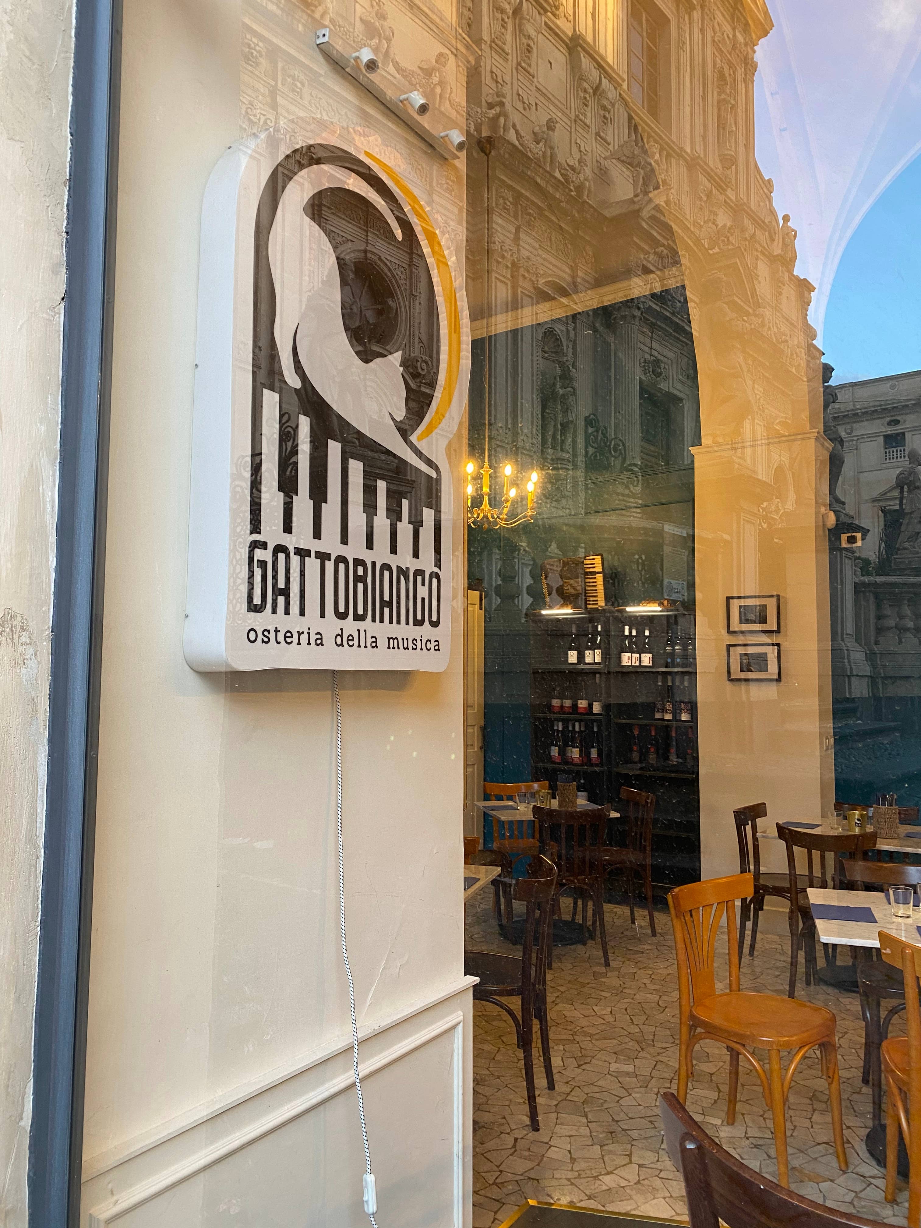 Immagine di copertina del ristorante Gattobianco - Osteria della Musica
