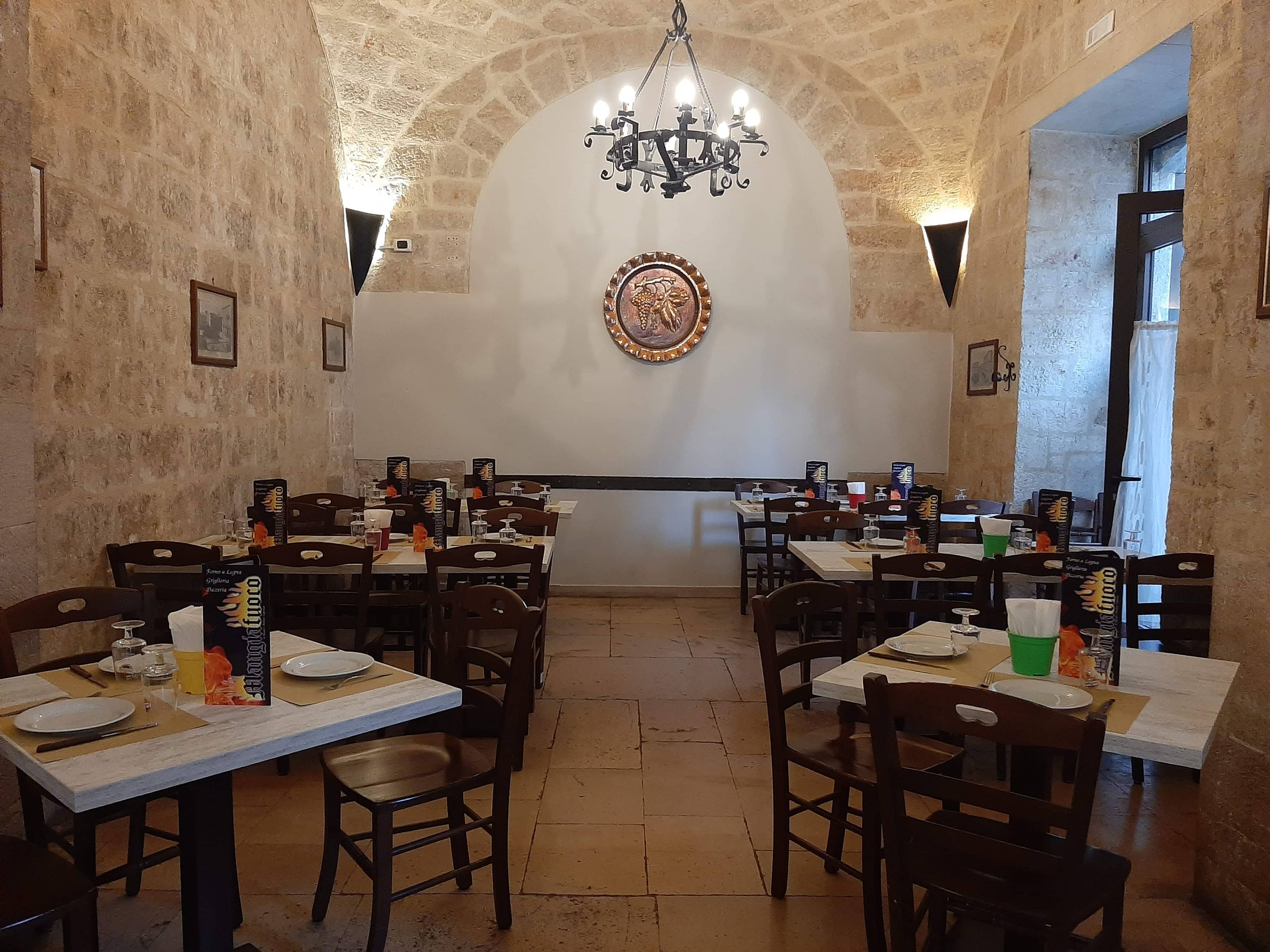 Immagine di copertina del ristorante Pizzeria Griglieria Mangiafuoco Bisceglie