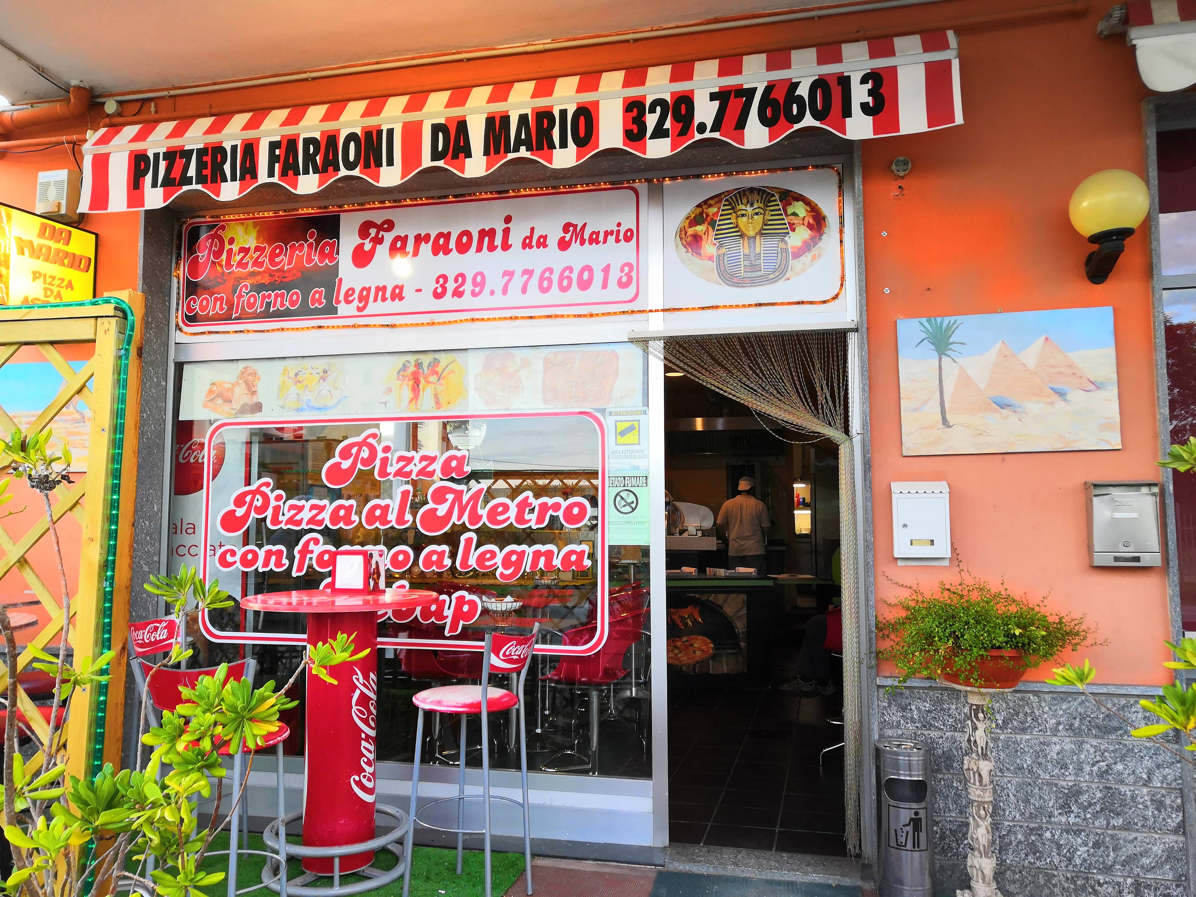 Immagine di copertina del ristorante Pizzeria Faraoni