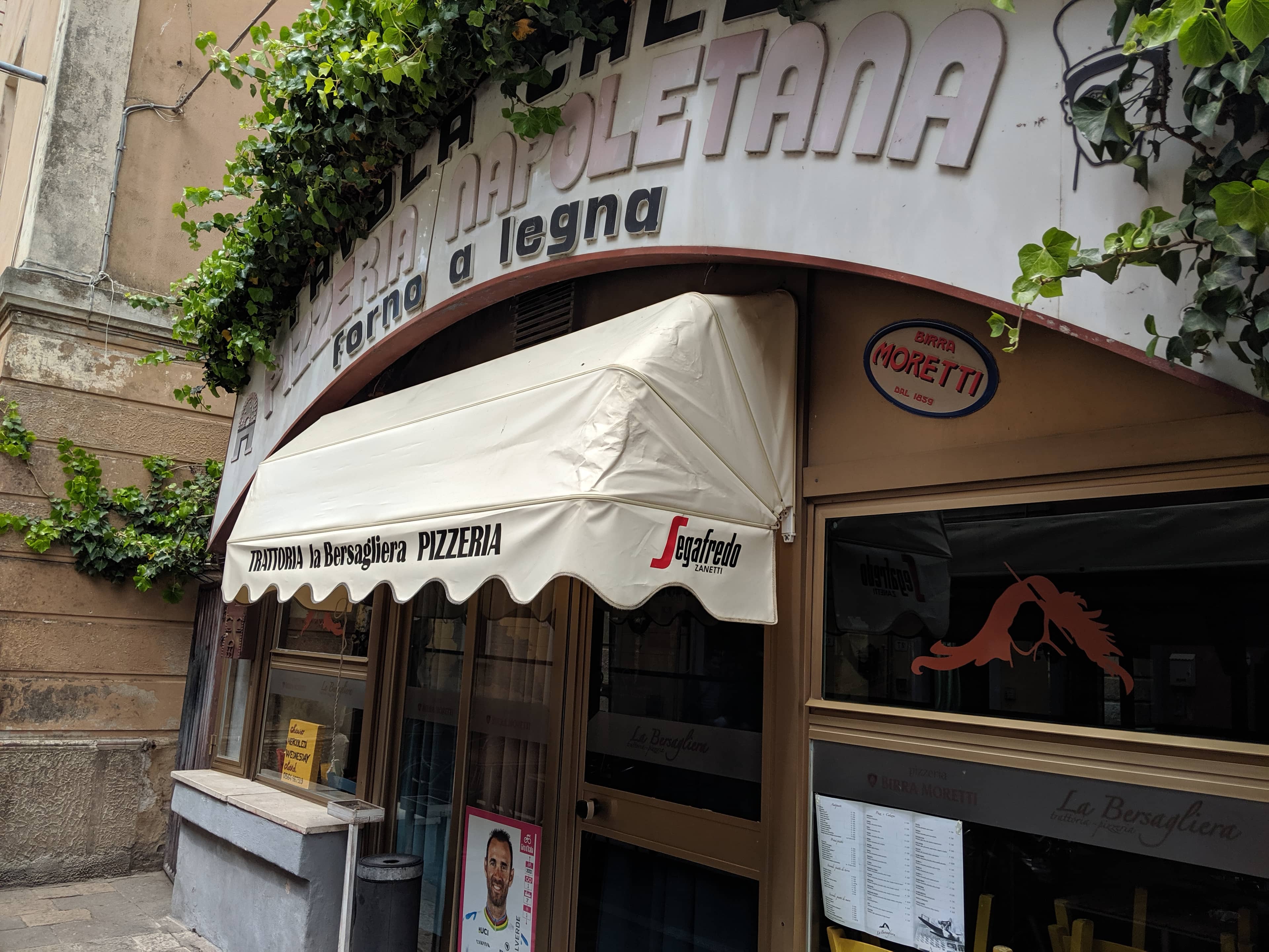 Immagine di copertina del ristorante Pizzeria Trattoria La Bersagliera