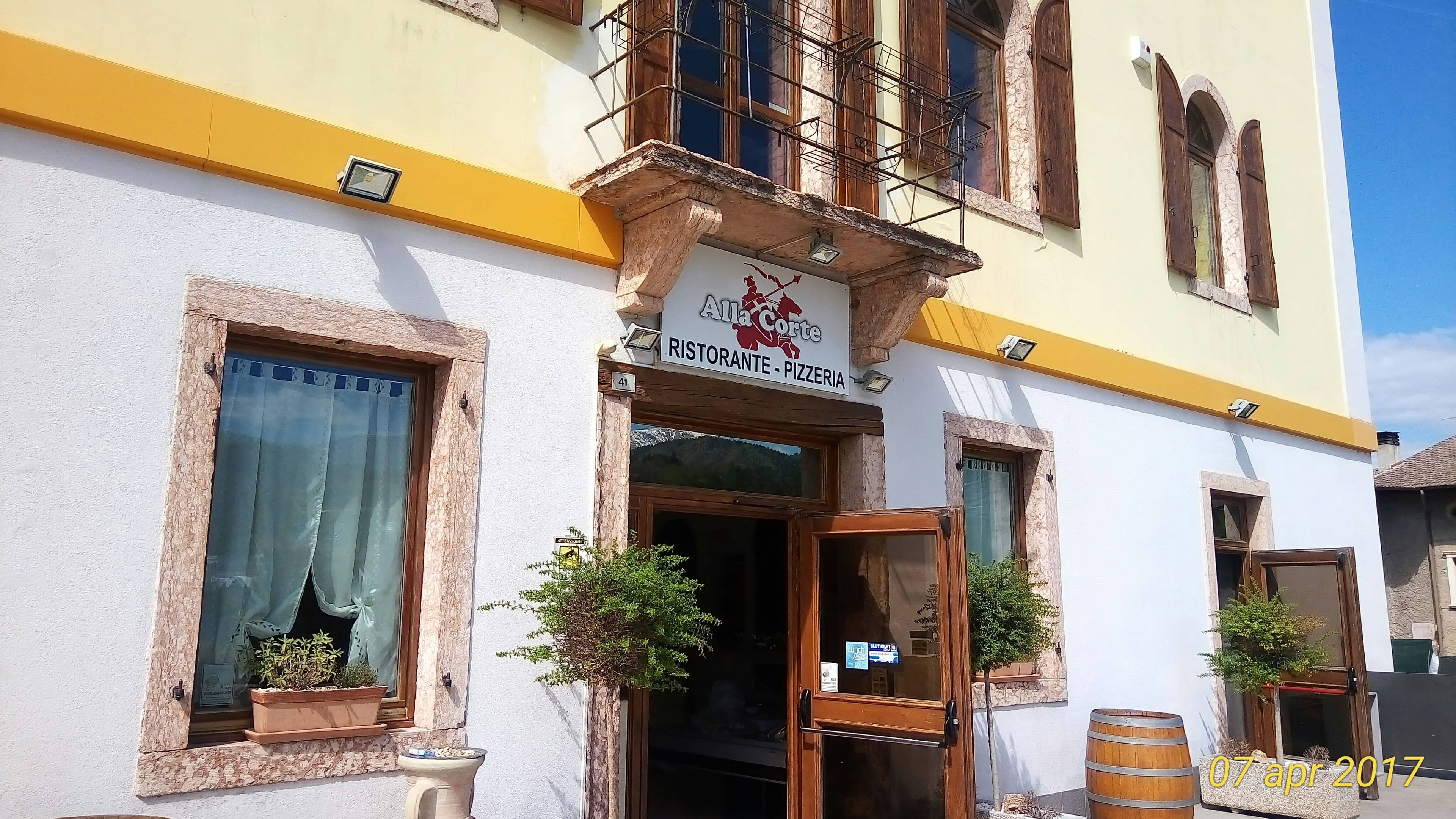 Immagine di copertina del ristorante Ristorante Pizzeria Alla Corte