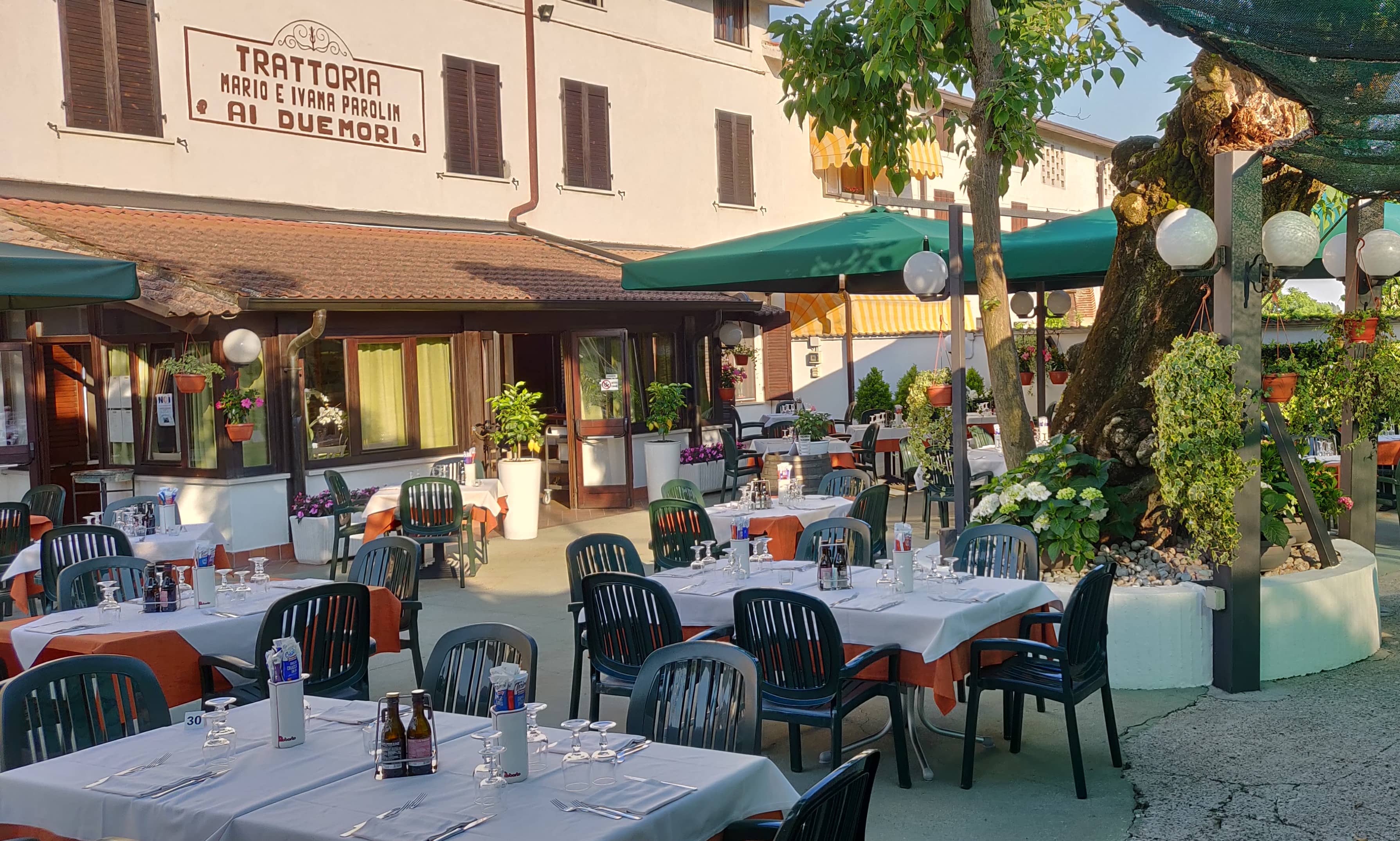 Immagine di copertina del ristorante Trattoria Pizzeria Parolin Ai Due Mori