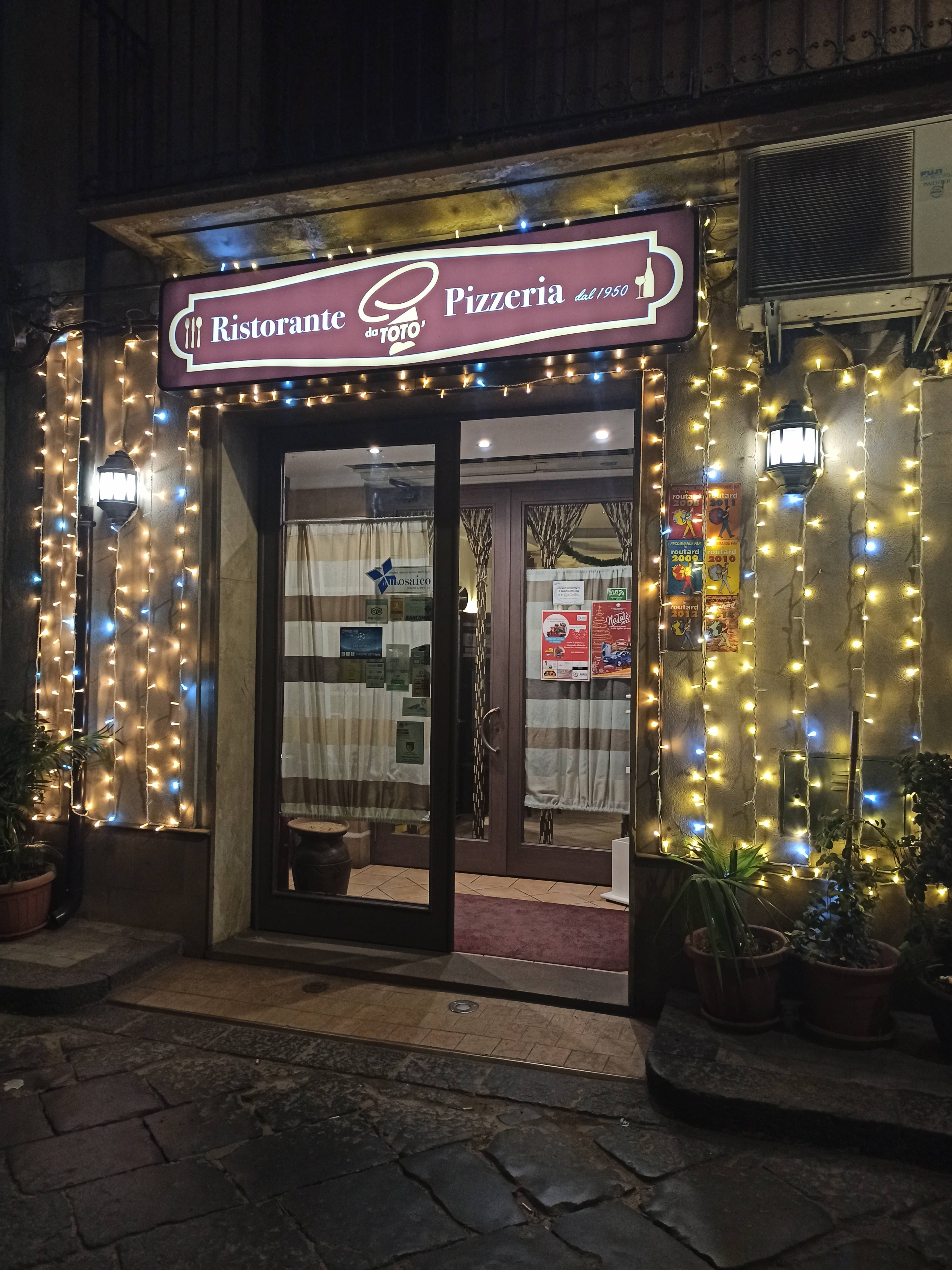Immagine di copertina del ristorante Ristorante Pizzeria Da Toto'