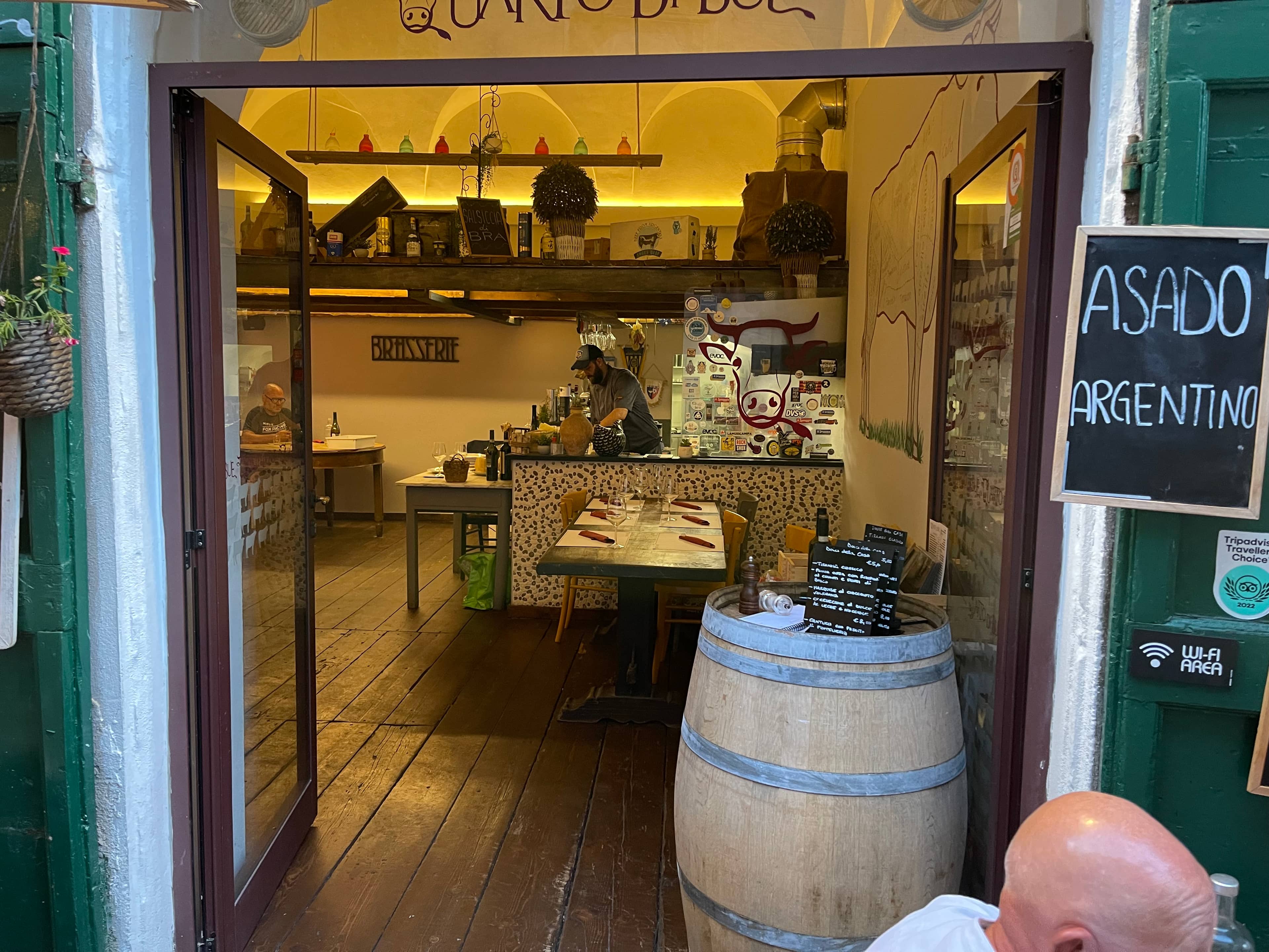 Immagine di copertina del ristorante Quarto di Bue