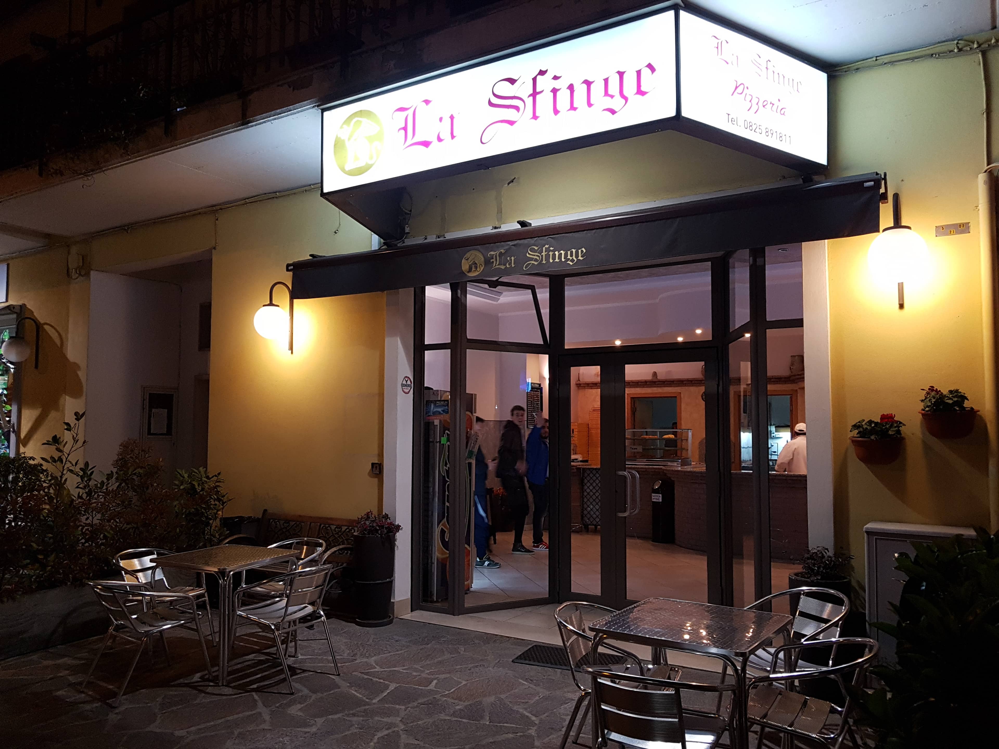 Immagine di copertina del ristorante Pizzeria La Sfinge