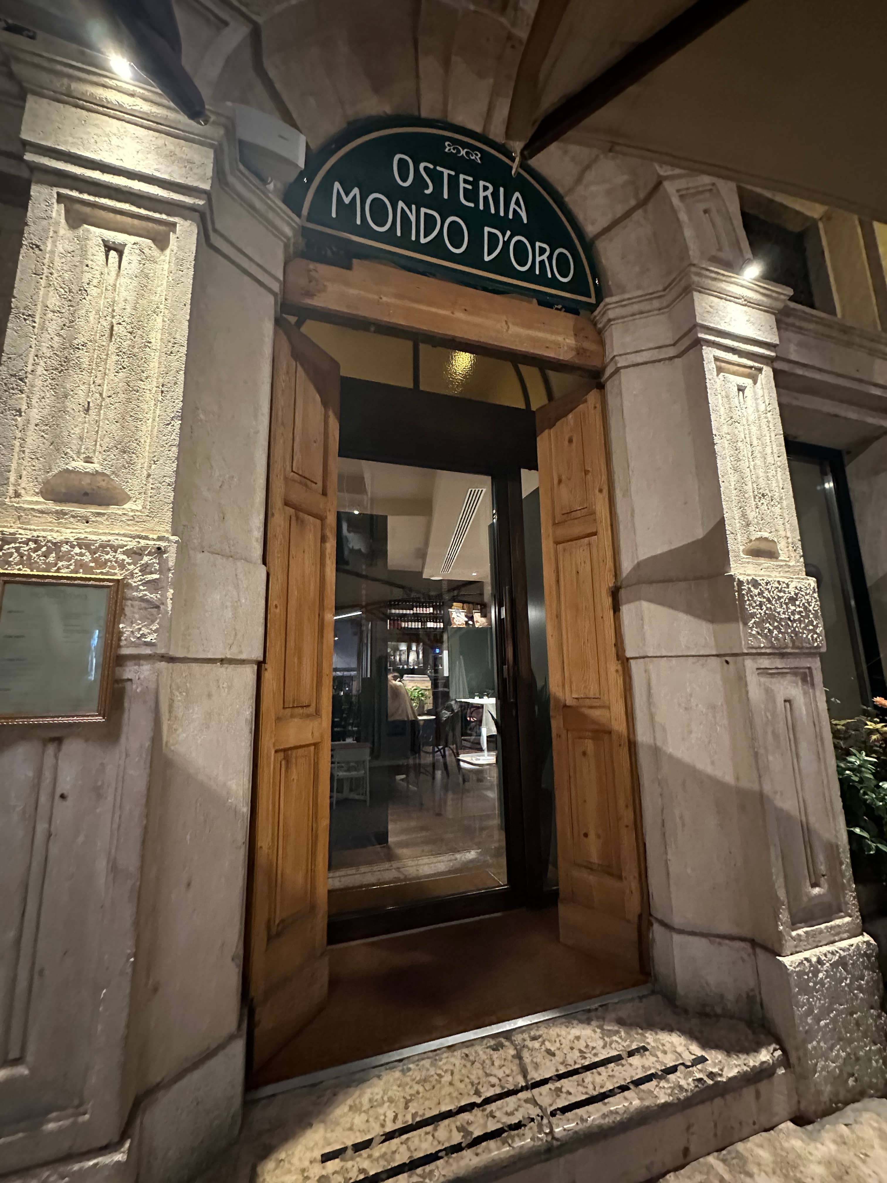 Immagine di copertina del ristorante Osteria Mondo d'Oro