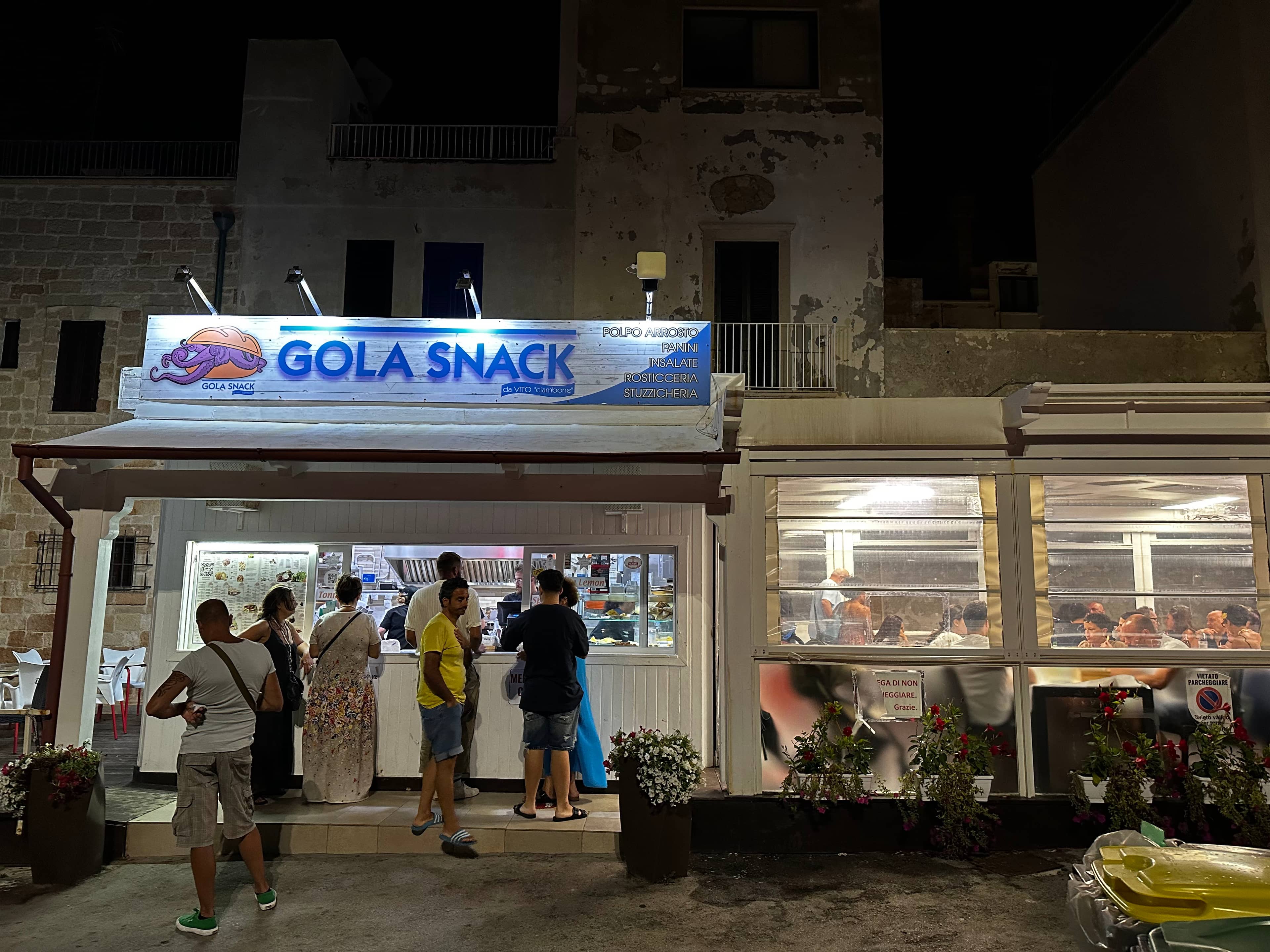 Immagine di copertina del ristorante Gola Snack Da Vito Ciambone
