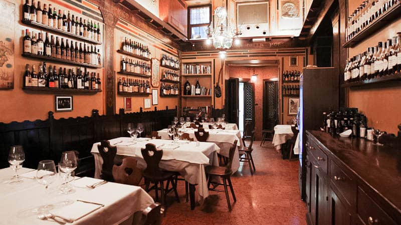 Immagine di copertina del ristorante Antica Bottega del Vino