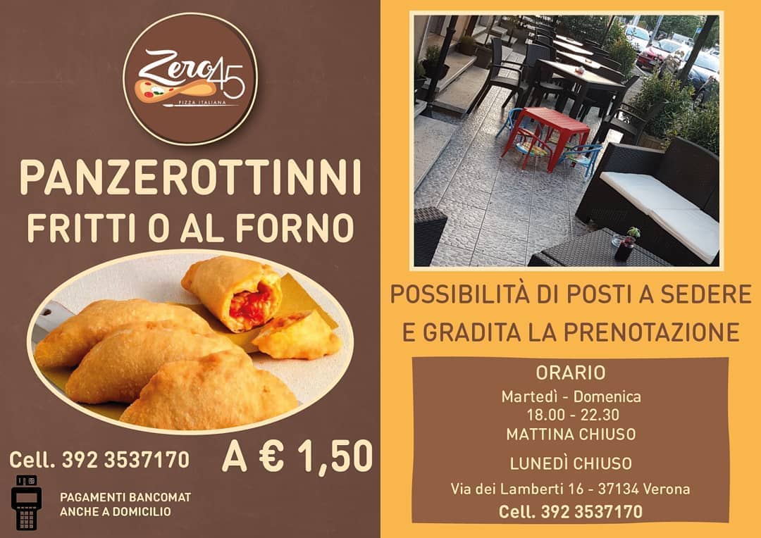 Immagine di copertina del ristorante Zero45