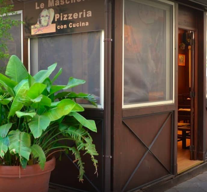 Immagine di copertina del ristorante Pizzeria Le Maschere