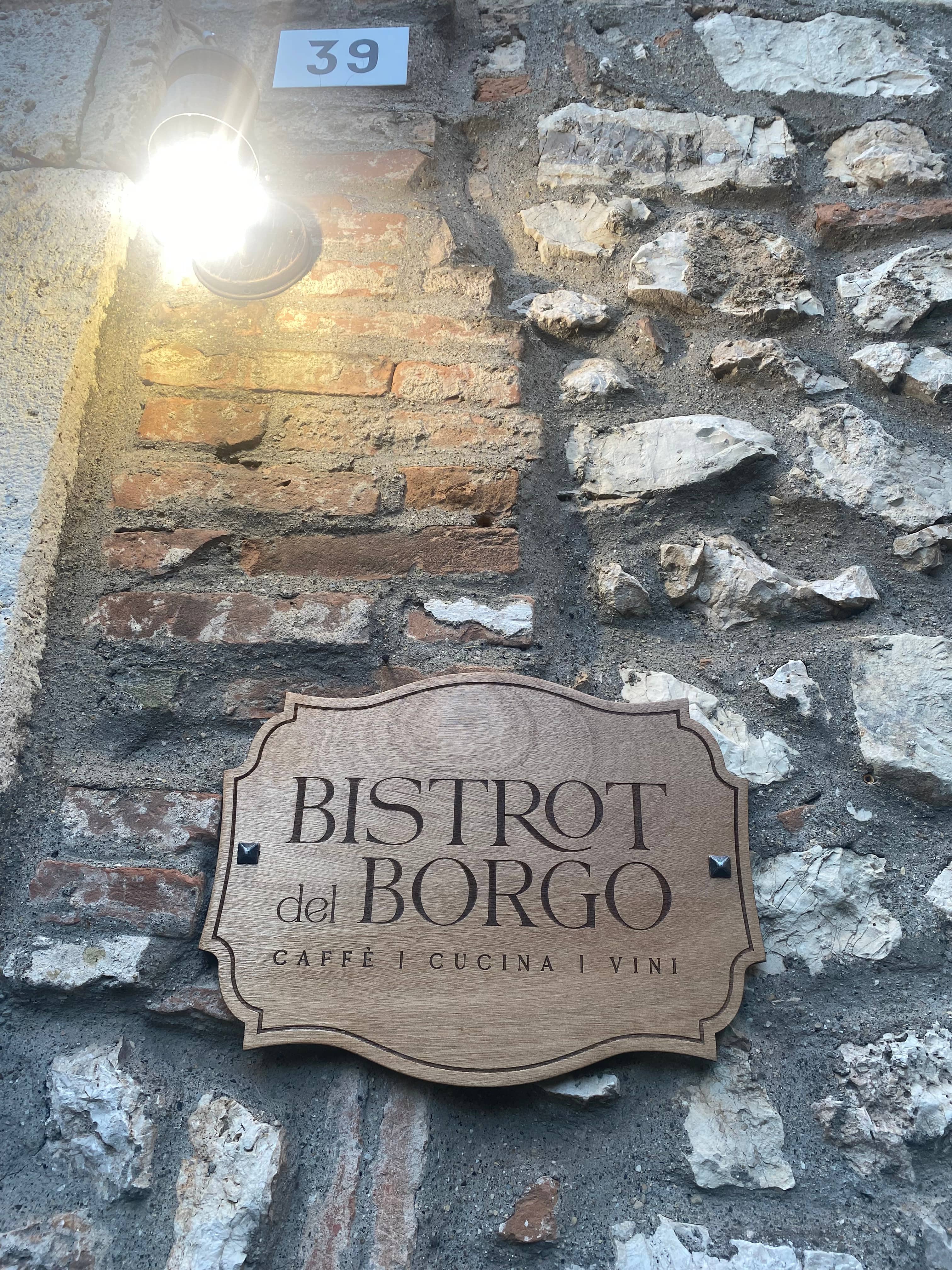 Immagine di copertina del ristorante Bistrot del Borgo
