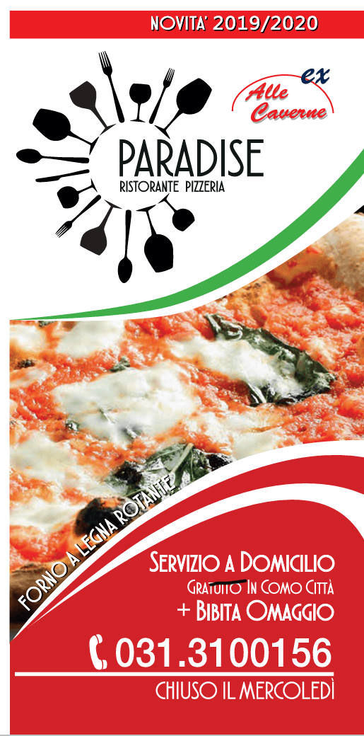 Immagine di copertina del ristorante Paradise ex Alle Caverne