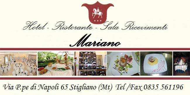 Immagine di copertina del ristorante Hotel Sala Ricevimenti Mariano