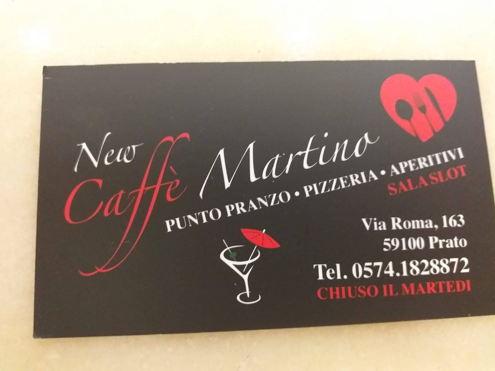 Immagine di copertina del ristorante NEW CAFFE MARTINO