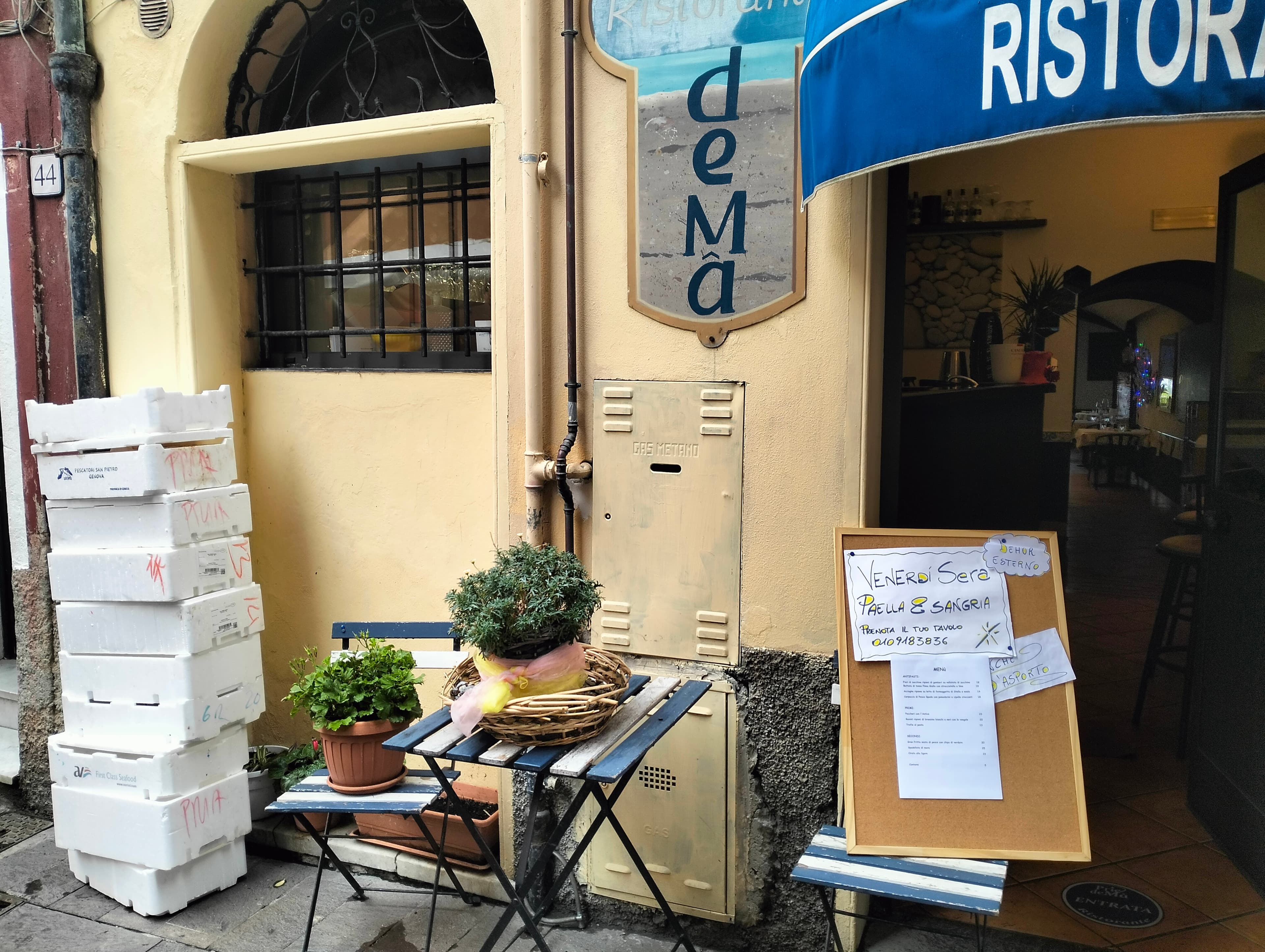 Prie De M&acirc;_ lungomare - Ristorante a Cogoleto