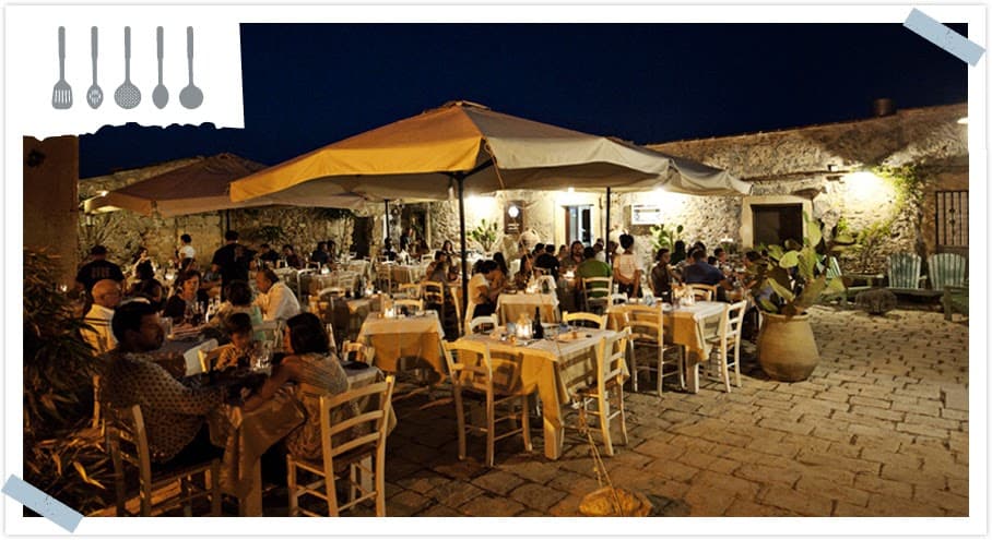 Ristorante Cortile Arabo a Marzamemi - Ristorante a Marzamemi