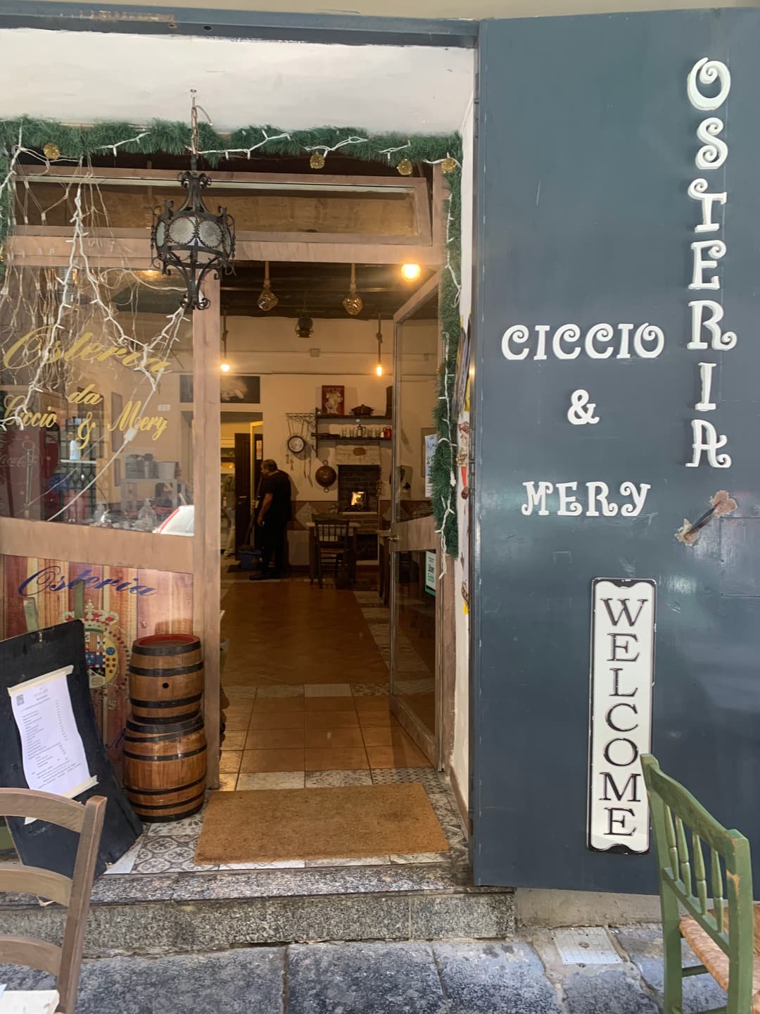 Immagine di copertina del ristorante Osteria fa Ciccio e Mery