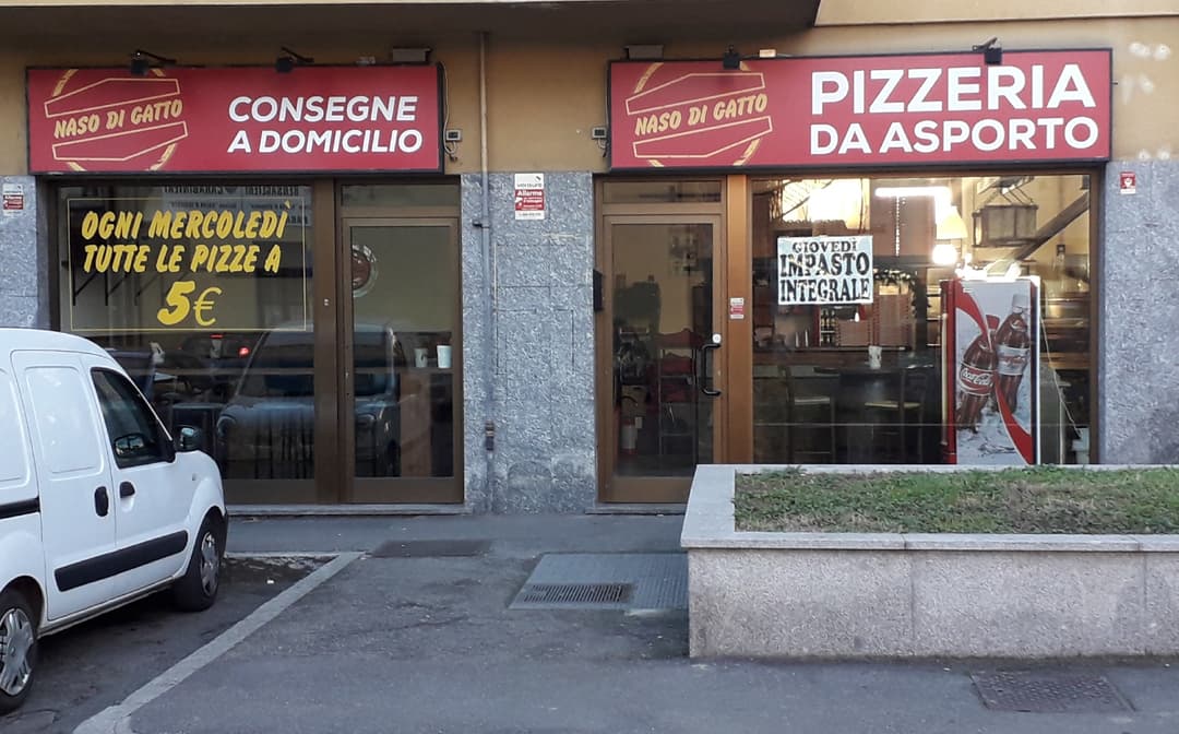 Immagine di copertina del ristorante Pizzeria Naso di Gatto