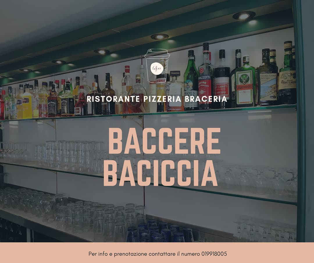 Immagine di copertina del ristorante Baccere Baciccia