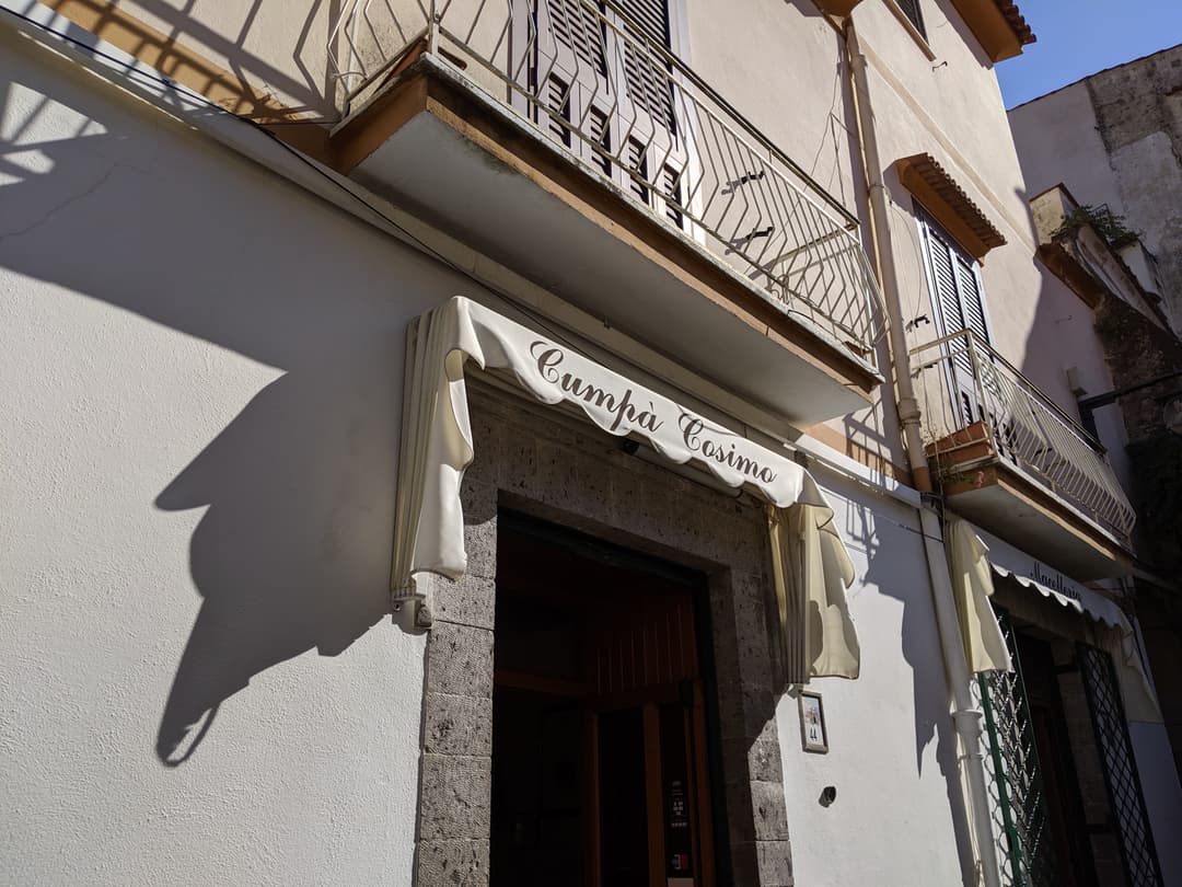 Immagine di copertina del ristorante Trattoria Pizzeria Cumpa' Cosimo