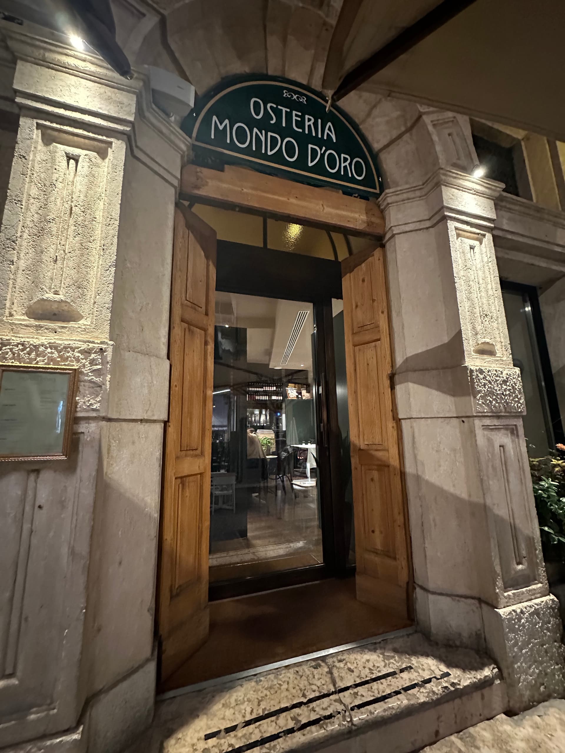 Immagine di copertina del ristorante Osteria Mondo d'Oro