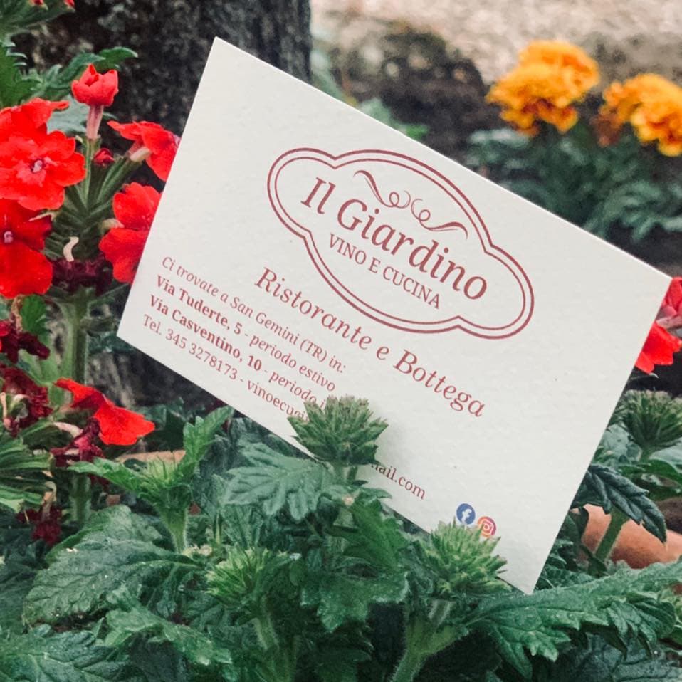 Il Giardino - Vino e Cucina - Ristorante a San Gemini