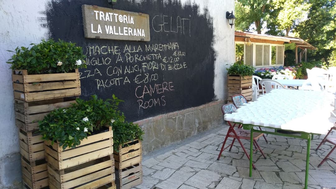 Immagine di copertina del ristorante Trattoria La Vallerana