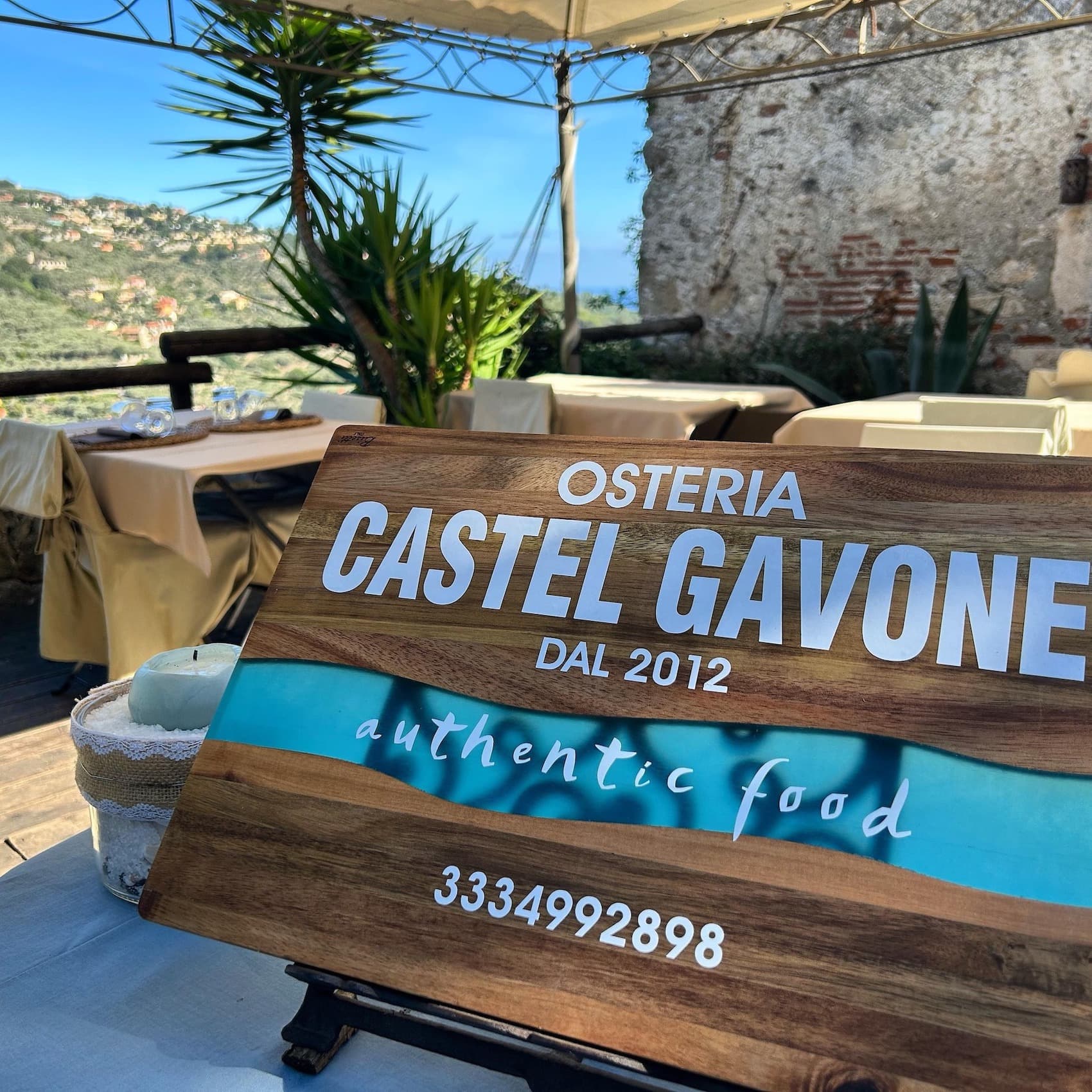 Immagine di copertina del ristorante Osteria del Castel Gavone