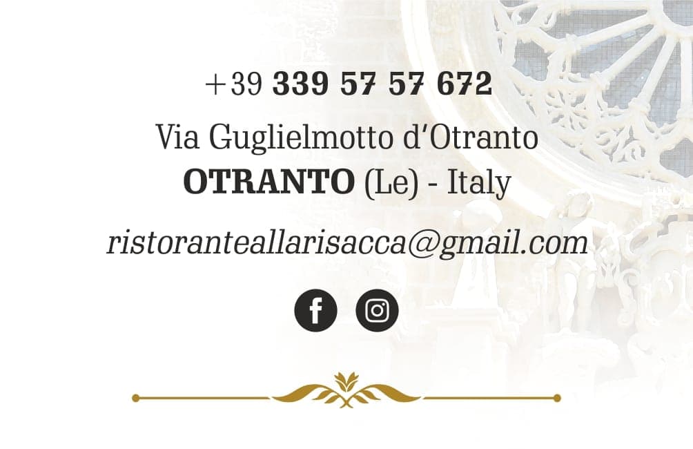 Ristorante alla risacca - Ristorante a Otranto
