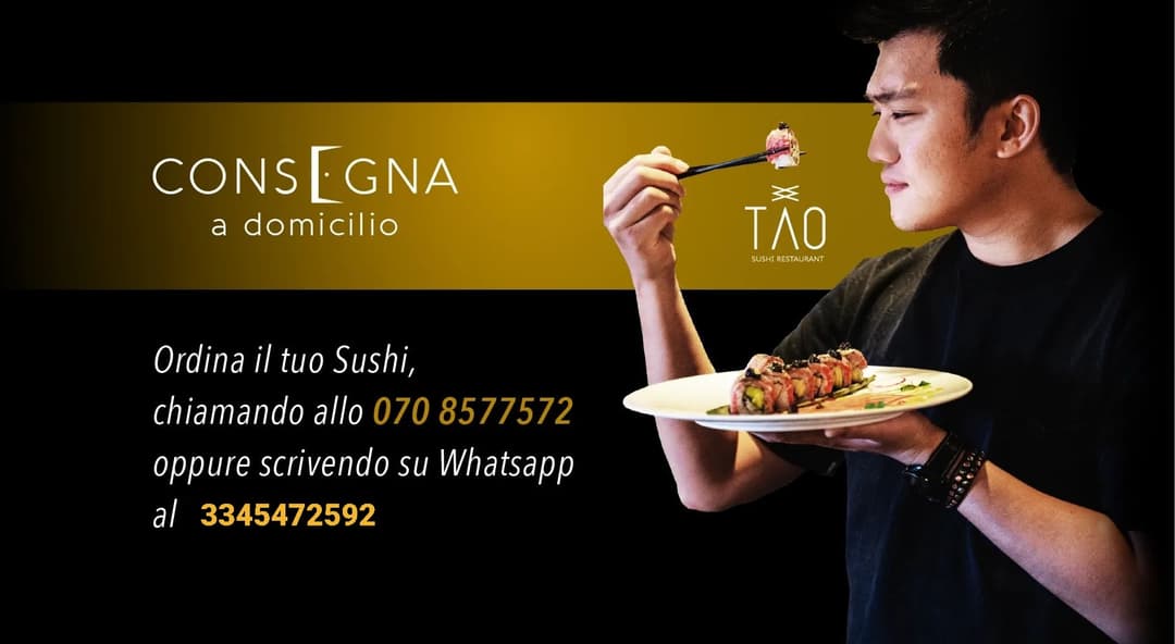Immagine di copertina del ristorante Sushi Tao Cagliari