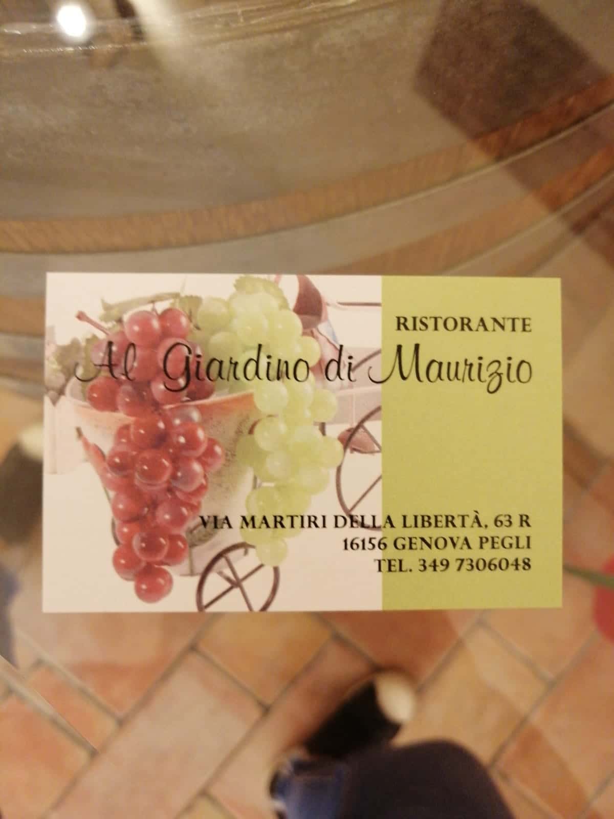 Al Giardino di Maurizio - Ristorante a Genova