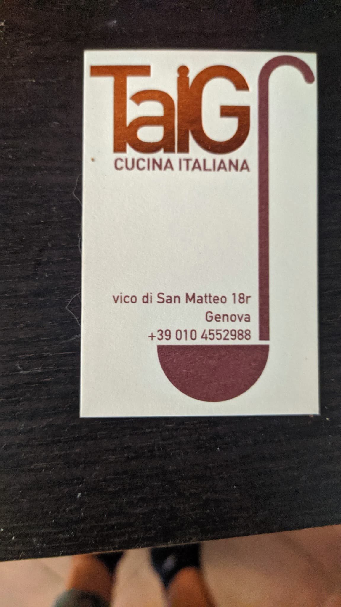 TaiG - Ristorante a Genova
