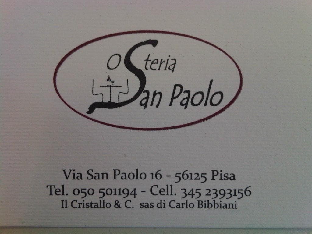 Ristorante Osteria San Paolo