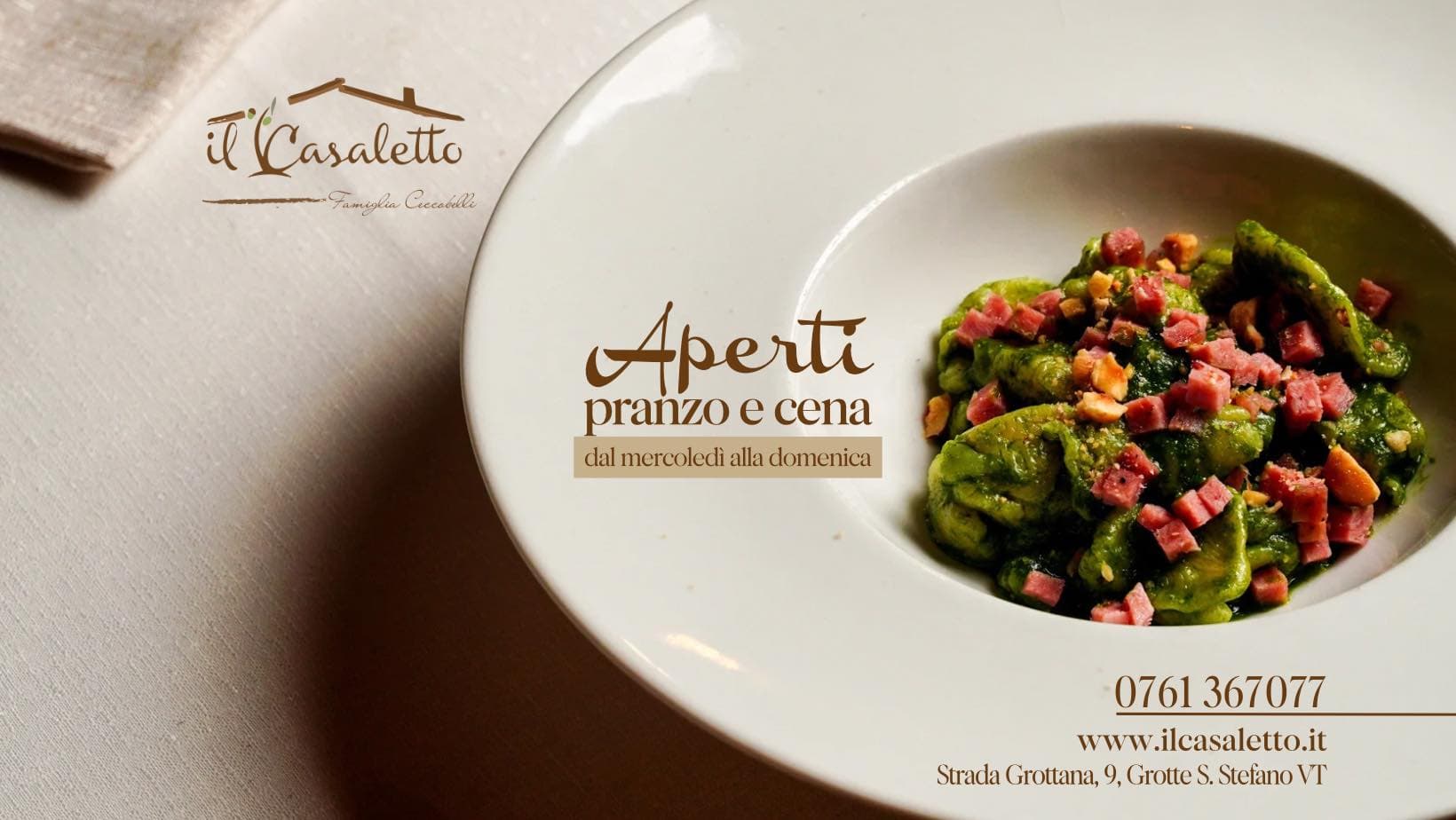 Agristorante Il Casaletto - Ristorante a Grotte Santo Stefano