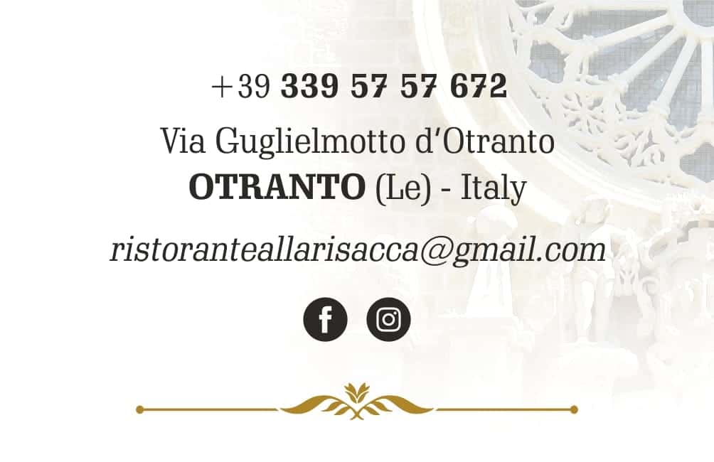 Ristorante alla risacca - Ristorante a Otranto